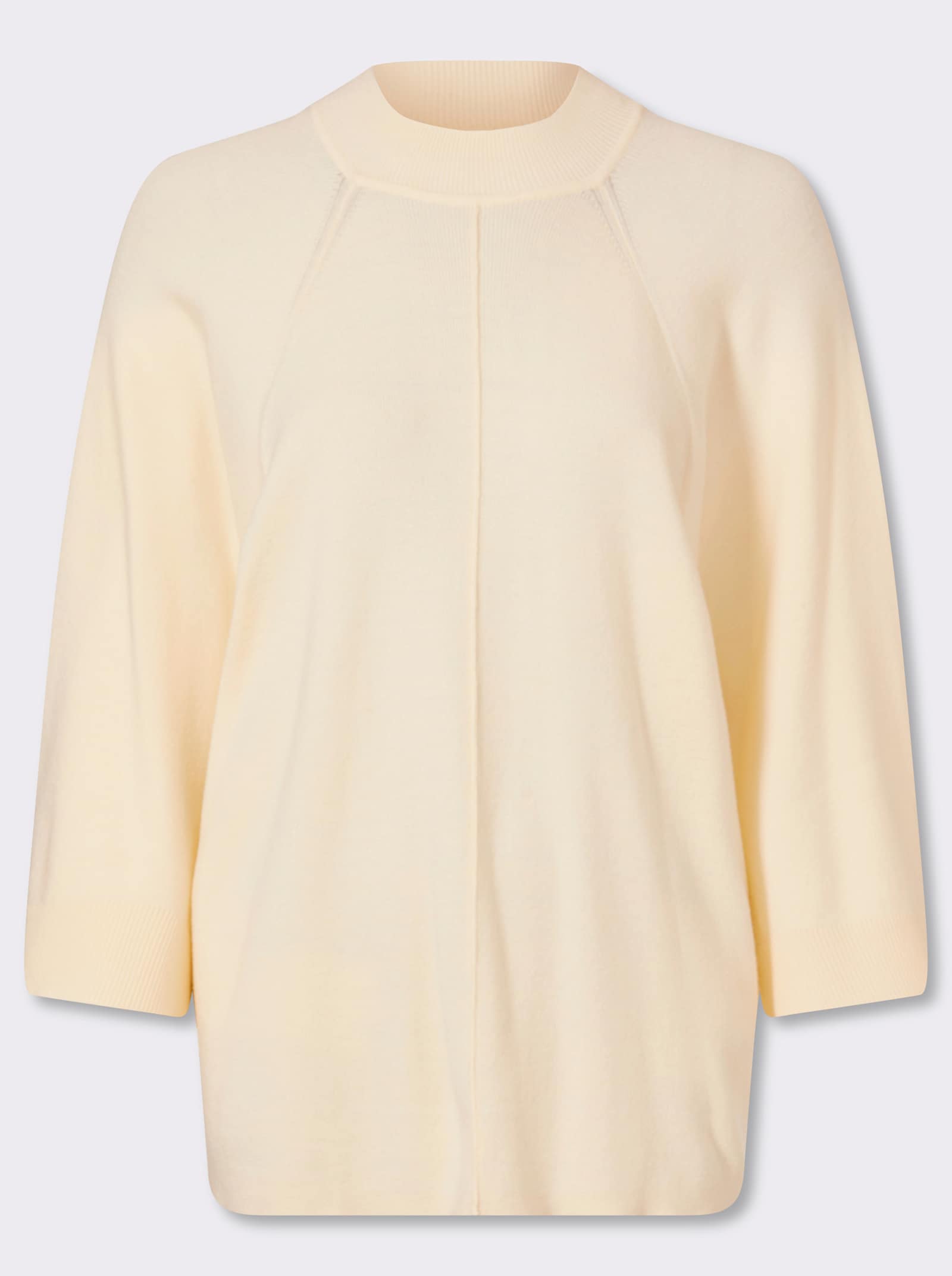 heine 3/4 Arm-Pullover mit Stehkragen - champagner