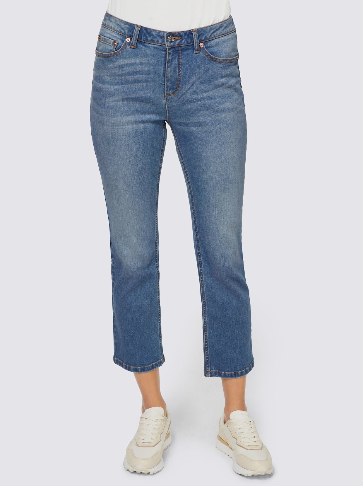 Linea Tesini Push-up jeans - blue-bleached