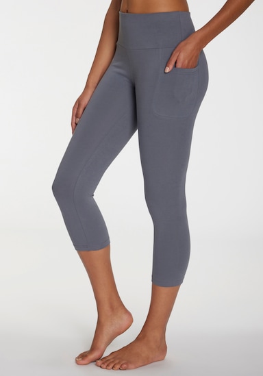 LASCANA ACTIVE Caleçon 3/4 - gris-bleu