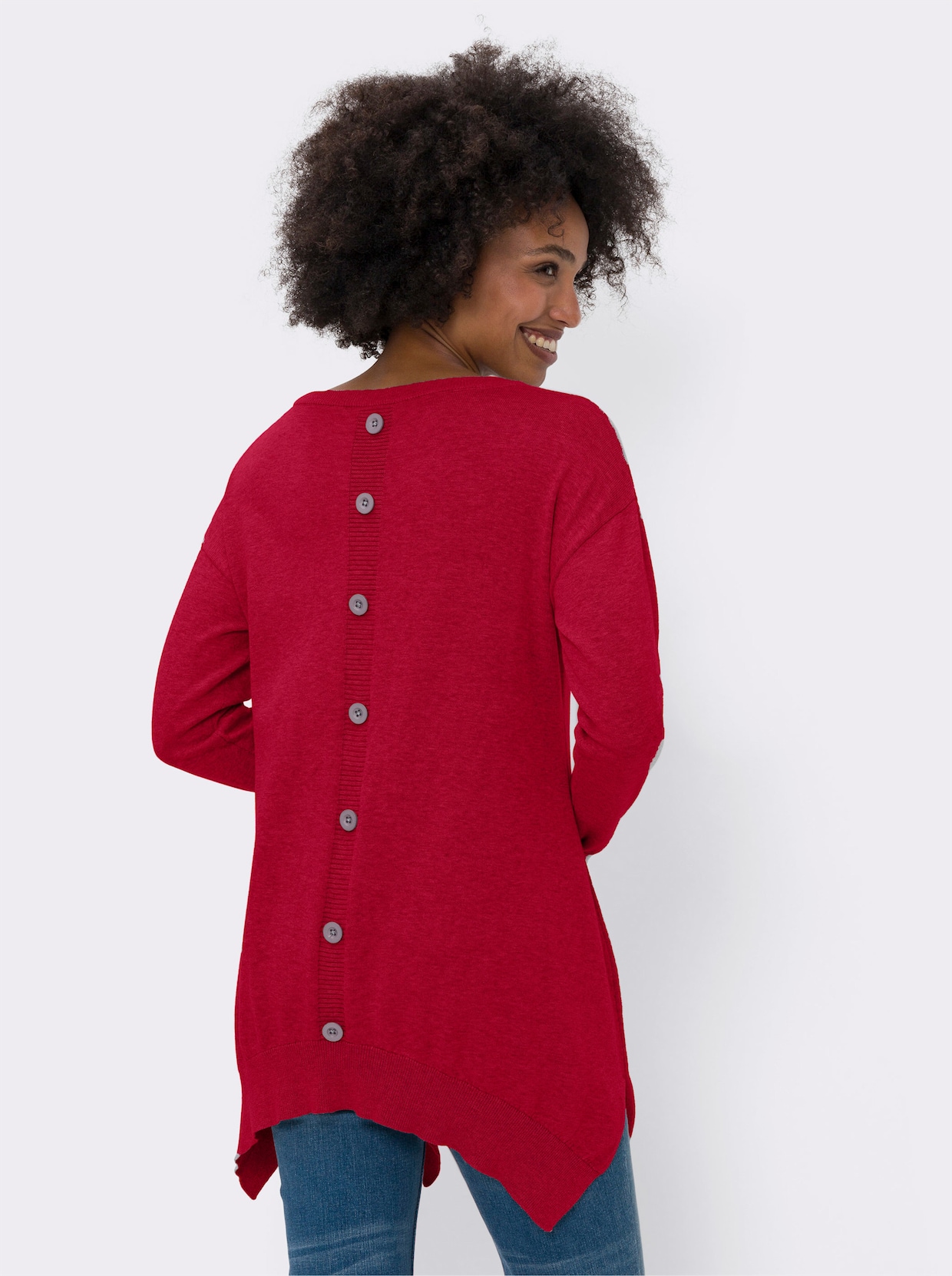 heine Pull en coton - rouge