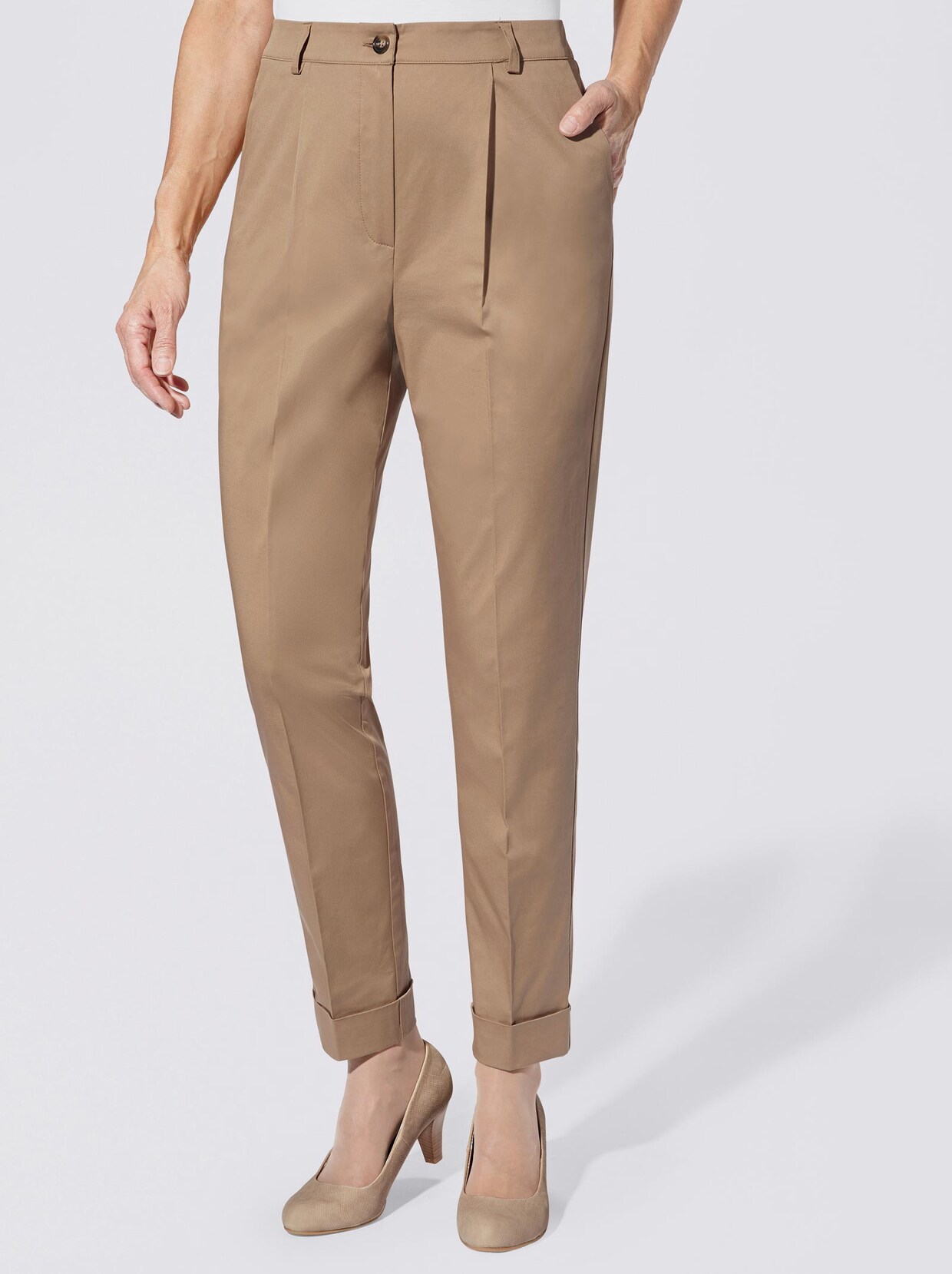 Chinohose - cognac