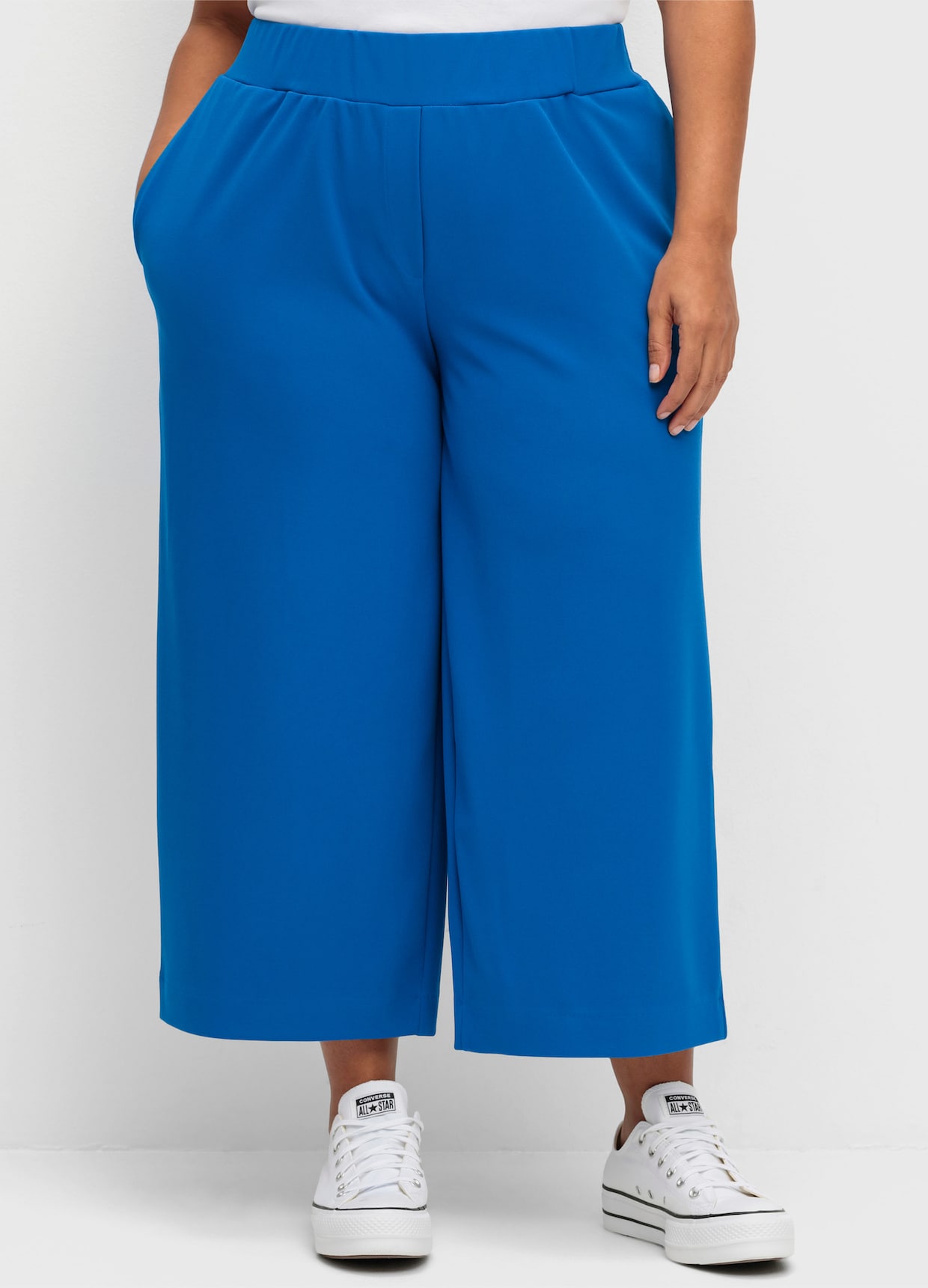 sheego Culotte - kobaltblau