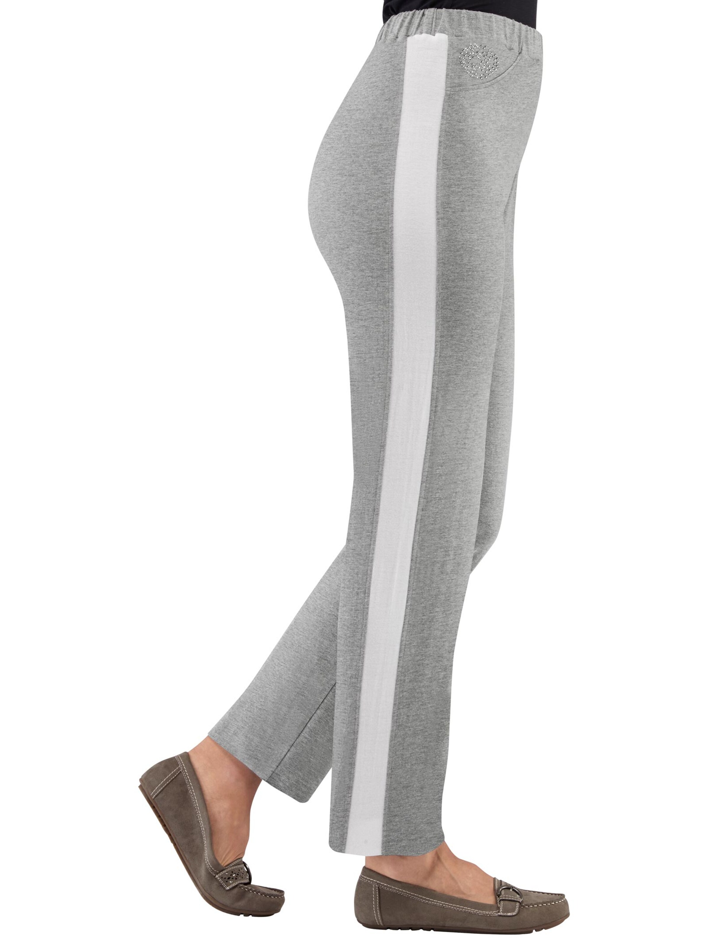 Hose - grau-weiß
