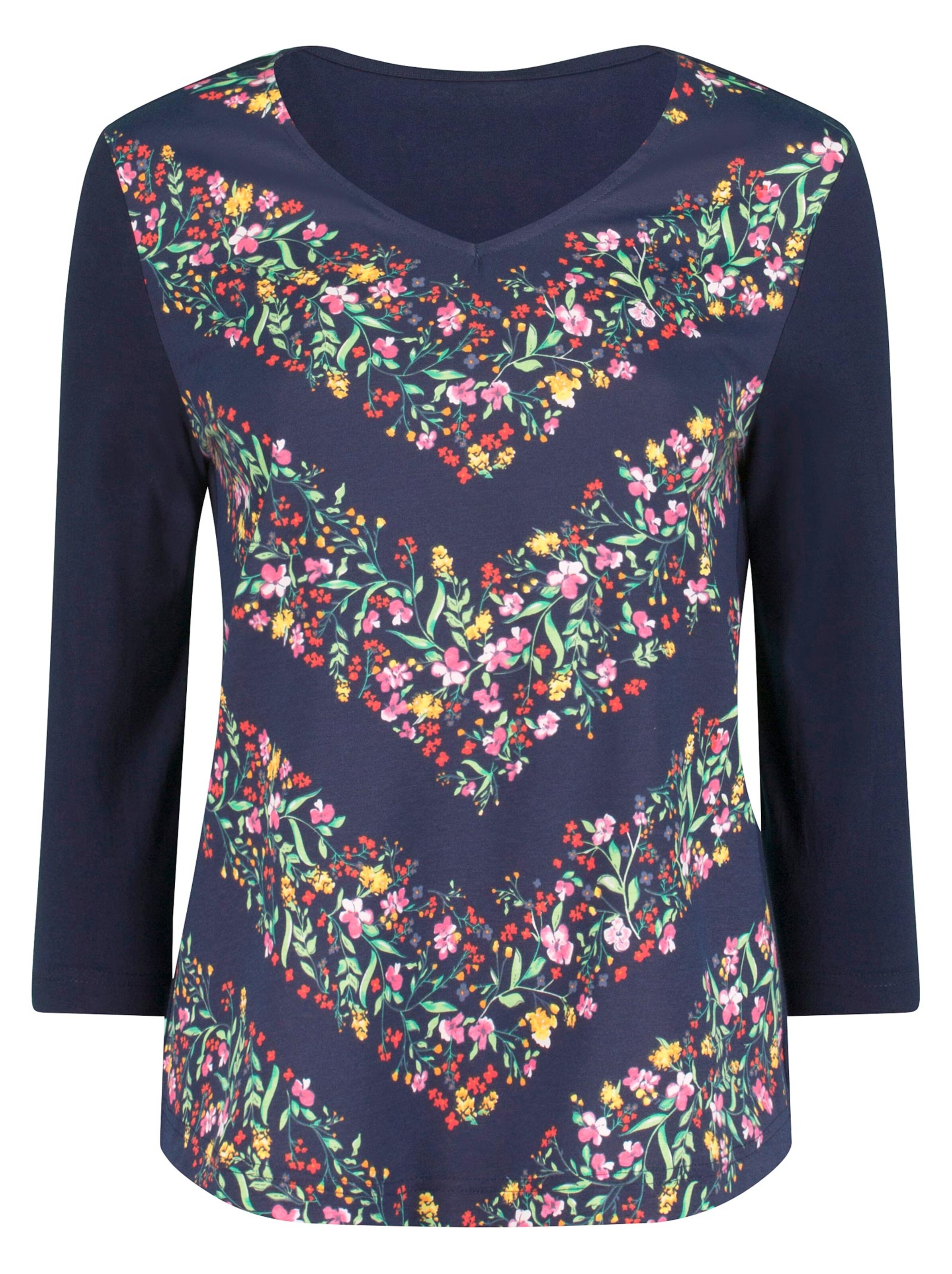 Shirt - marine-gemustert