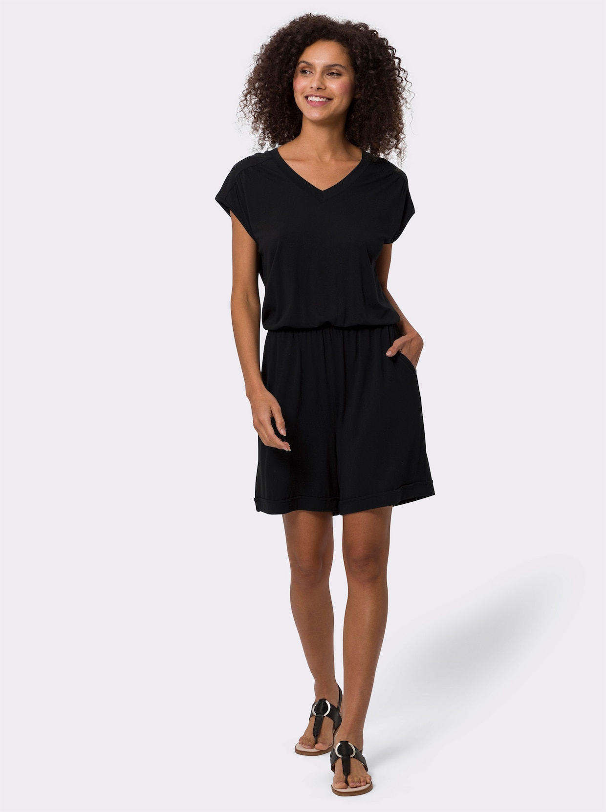 heine Jumpsuit - zwart