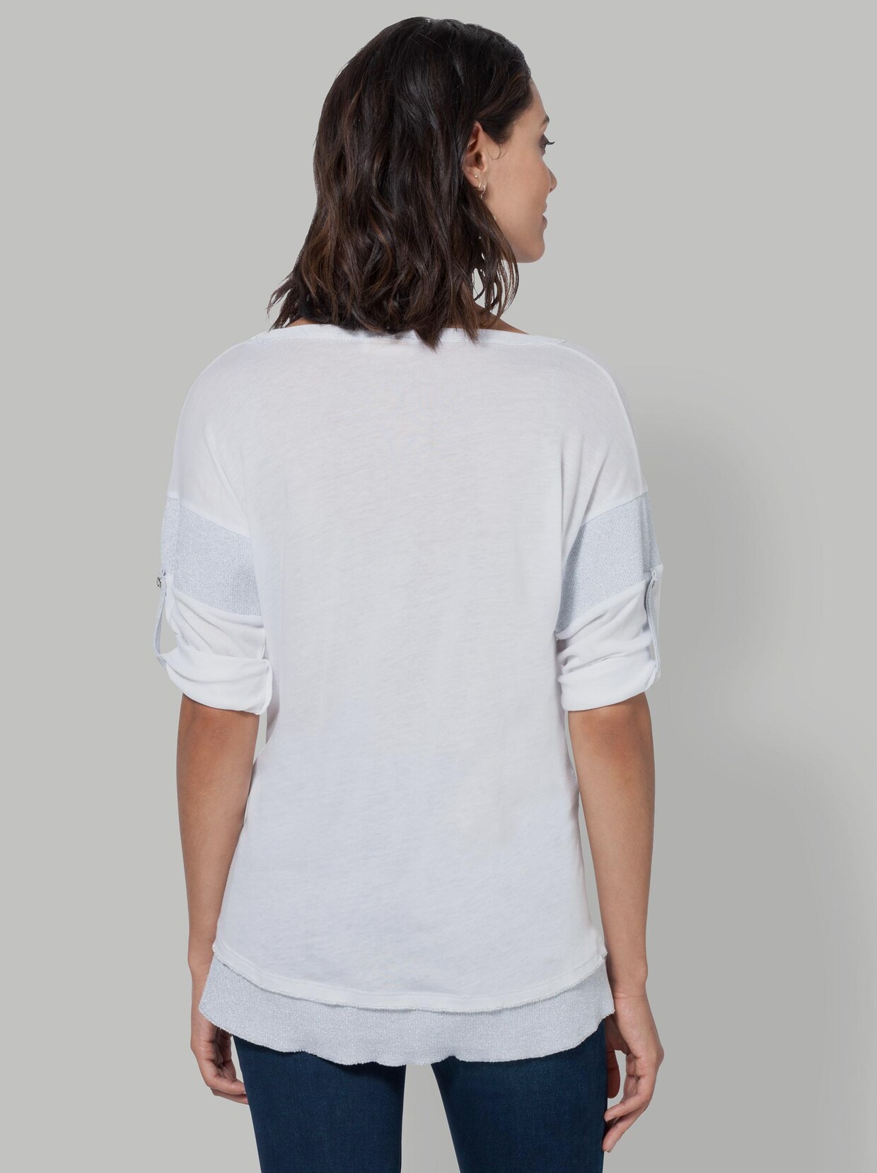 Print-Shirt - weiß