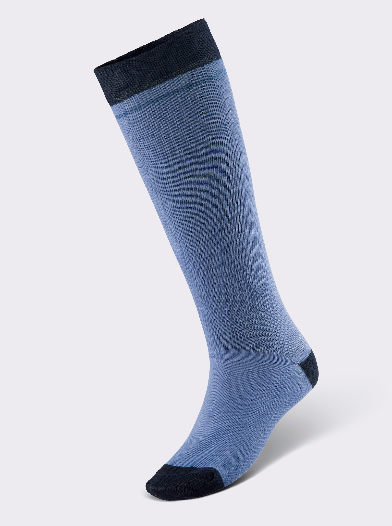 wäschepur Kompressionskniestrumpf - jeansblau