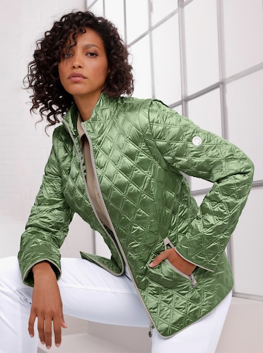 CREATION L PREMIUM Leichtdaunenjacke mit 2 Tragevarianten - eucalyptus