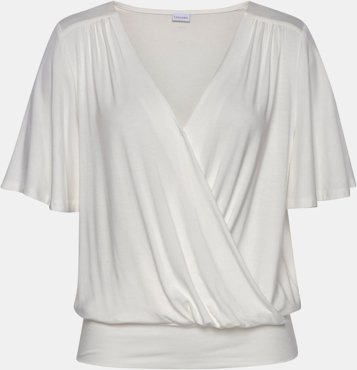 LASCANA Wickelshirt - creme