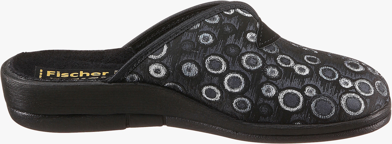Fischer Pantoffel - grau-blau