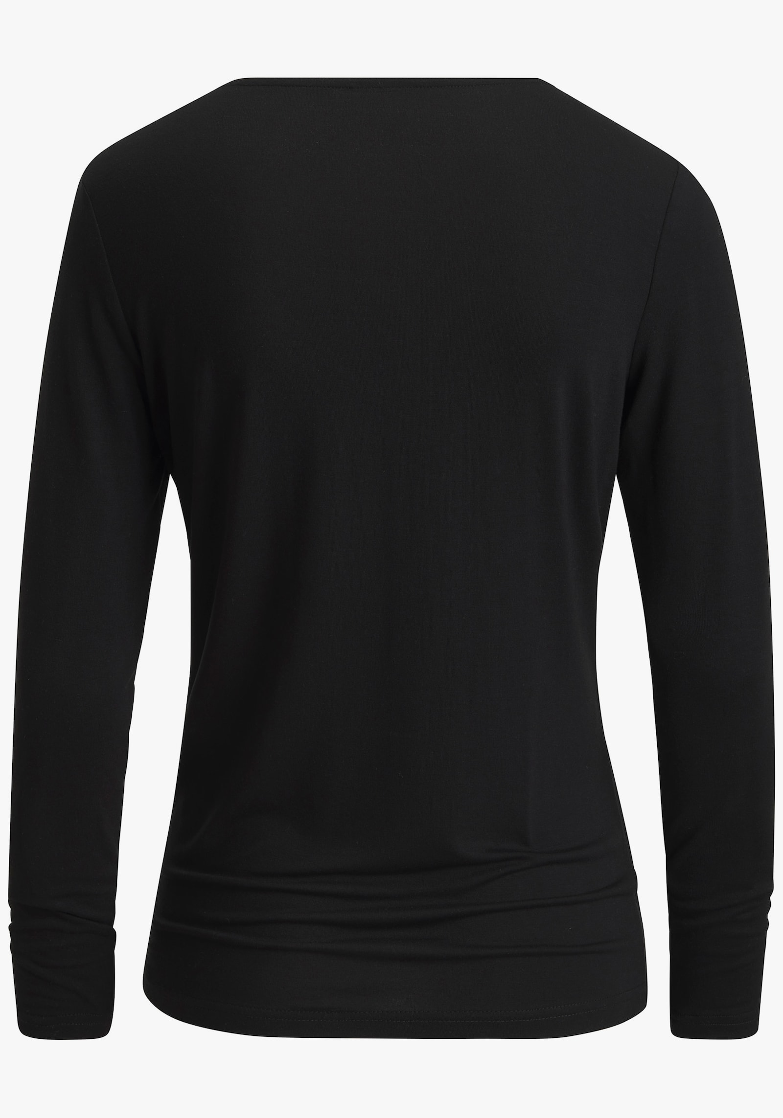 LASCANA Langarmshirt - schwarz