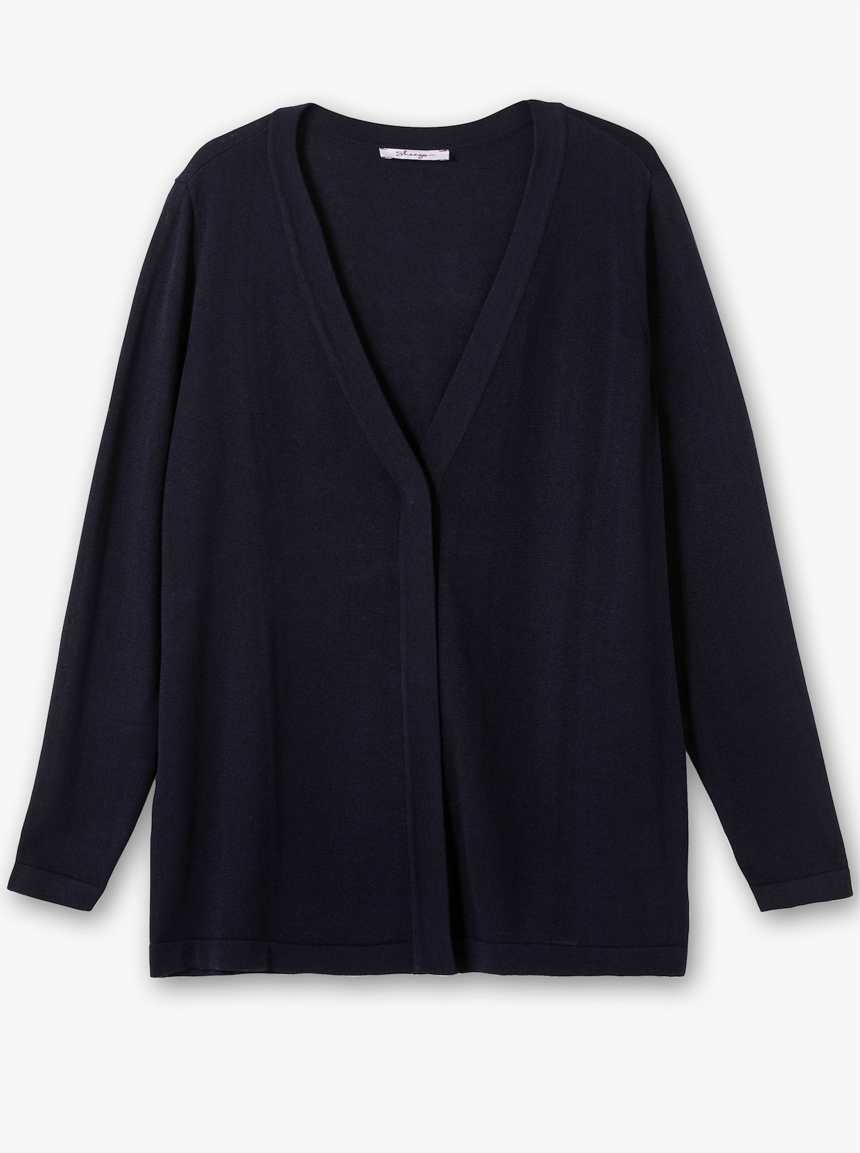 sheego Feinstrickjacke - tiefblau