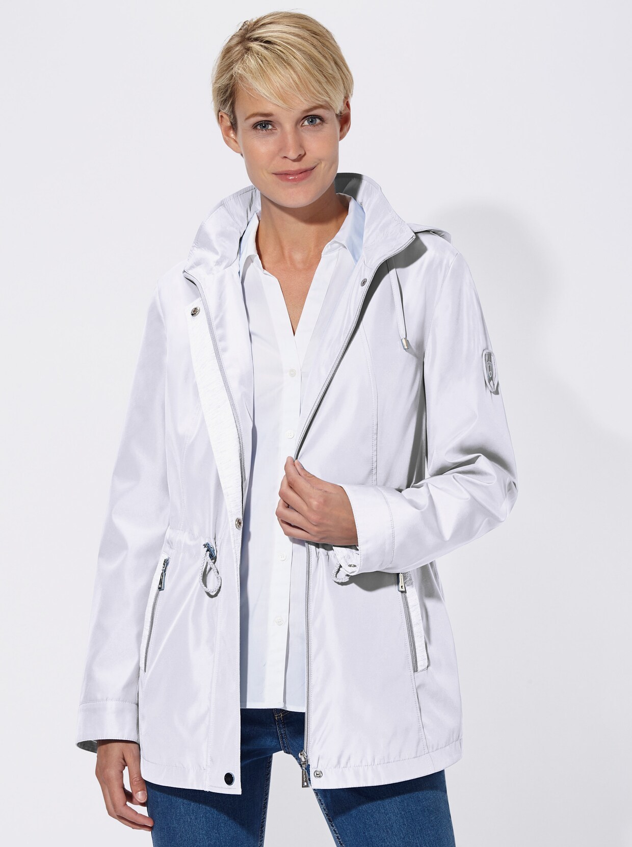 Outdoorjacke - weiss