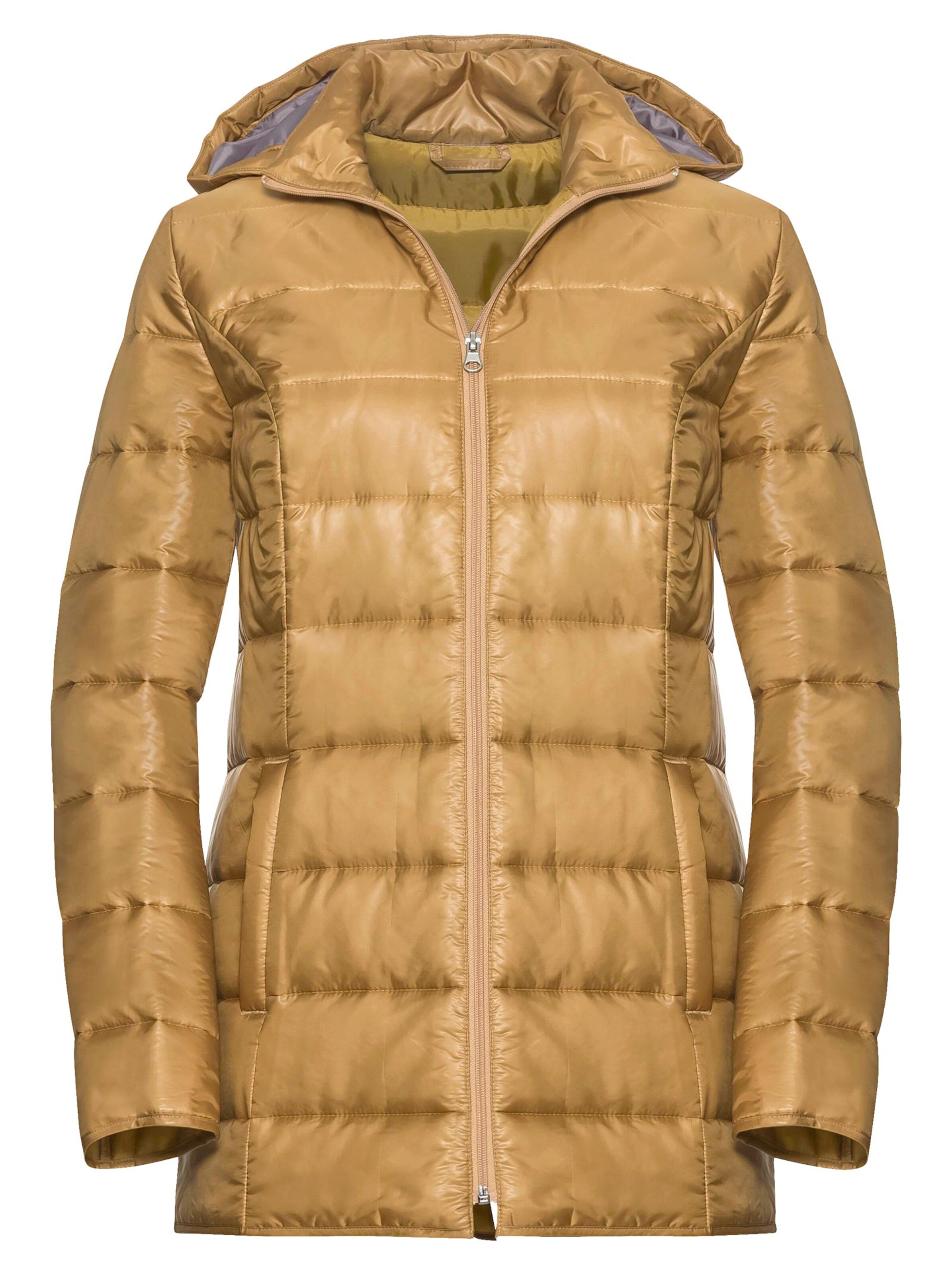 Steppjacke - senfgelb