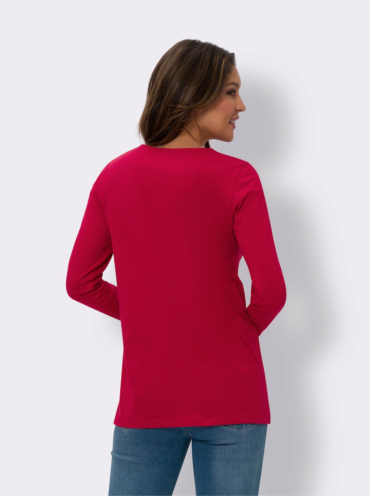 Lang shirt - rood