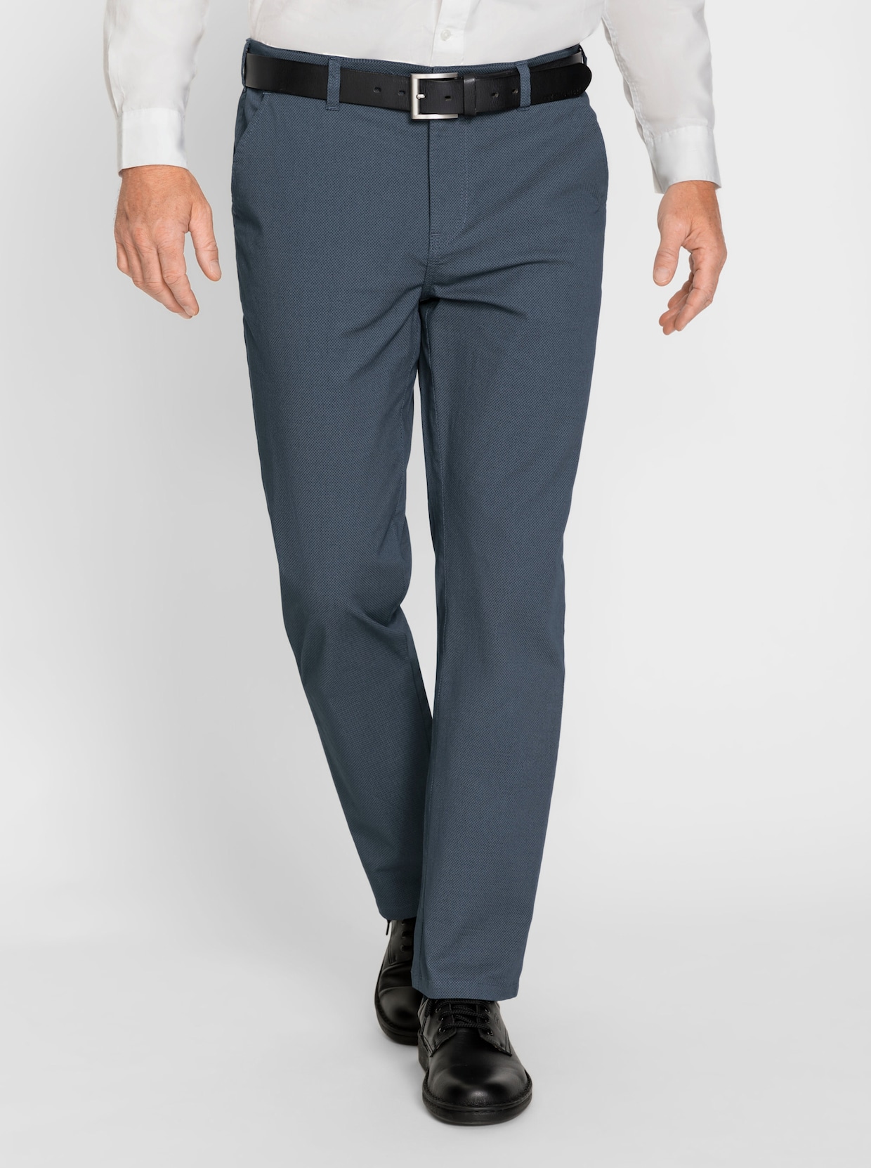 Marco Donati broek - donkerblauw gedessineerd