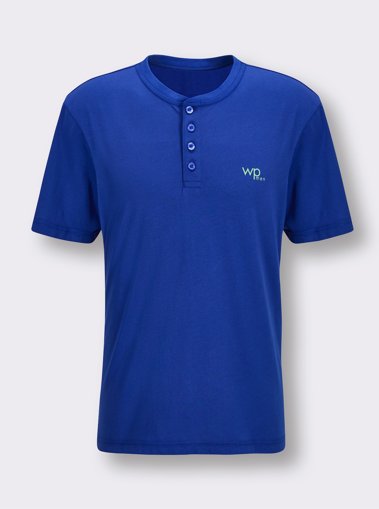wäschepur men Schlafanzug-Shirt - royalblau
