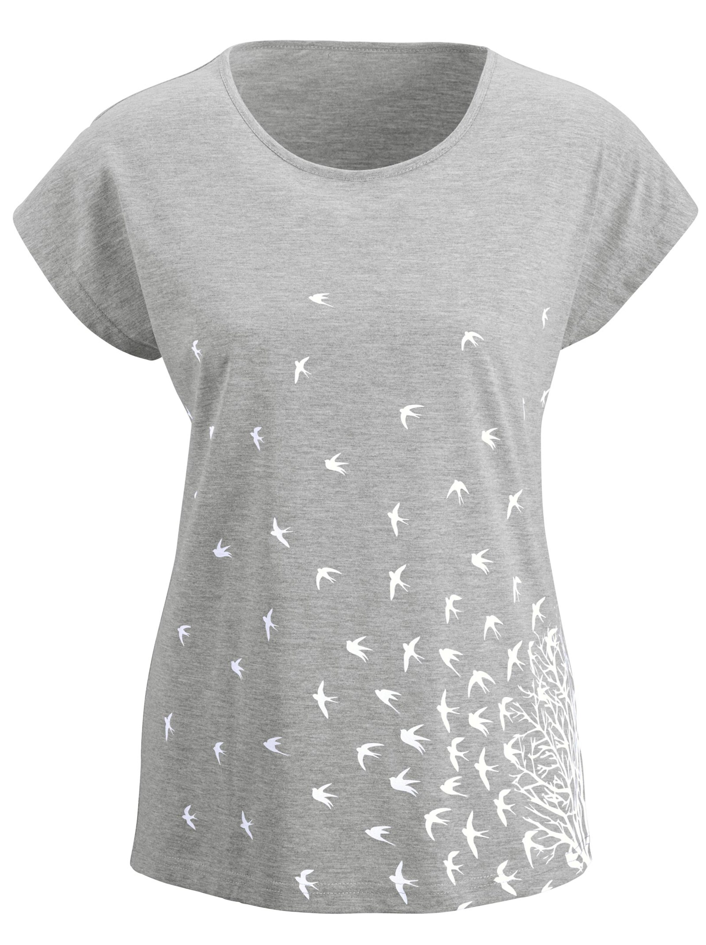 Shirt - grau-meliert