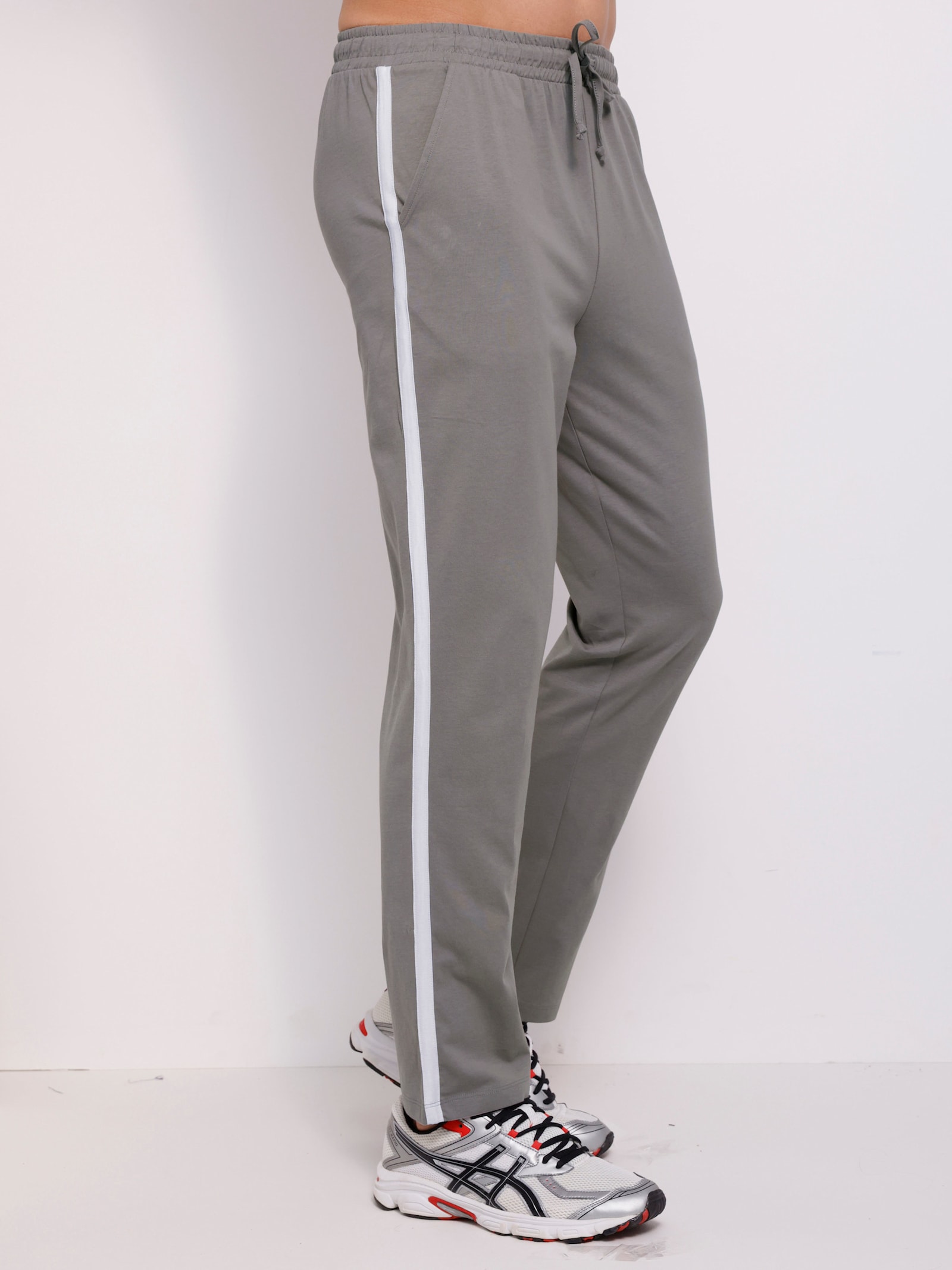 Freizeithose im Doppelpack - schwarz + grau