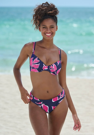 LASCANA Bikini-Hose - marine-bedruckt