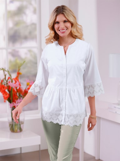 Kanten blouse - wit