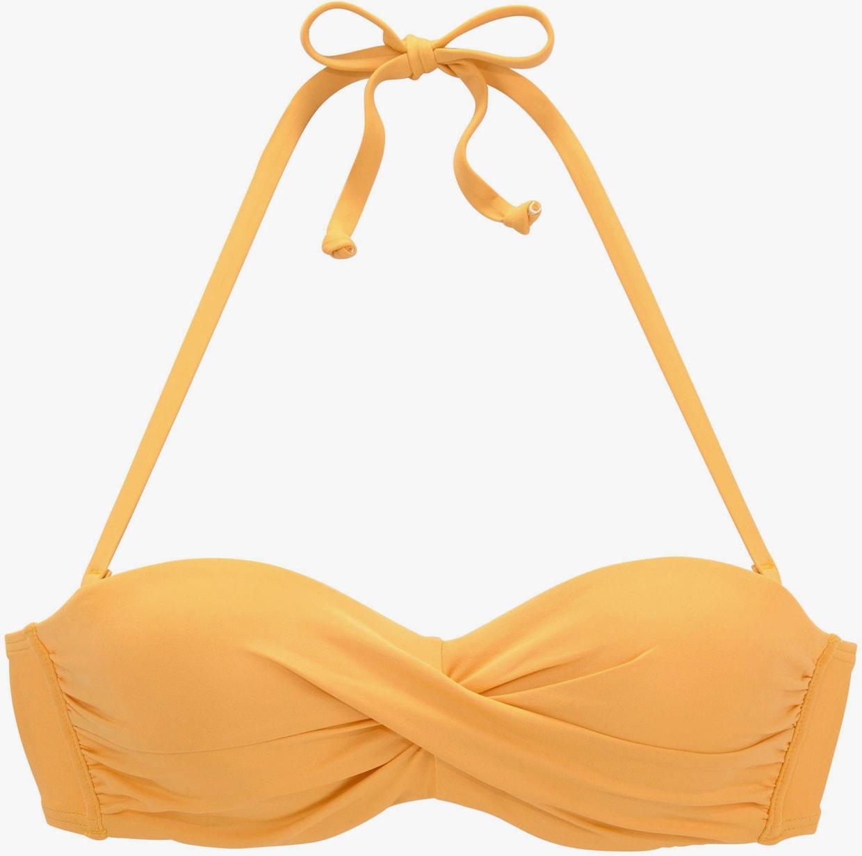 s.Oliver Bügel-Bandeau-Bikini-Top - gelb