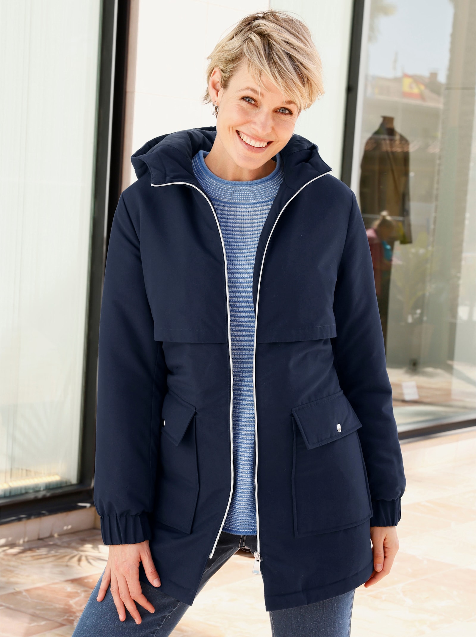 Jack in parkastijl - marine