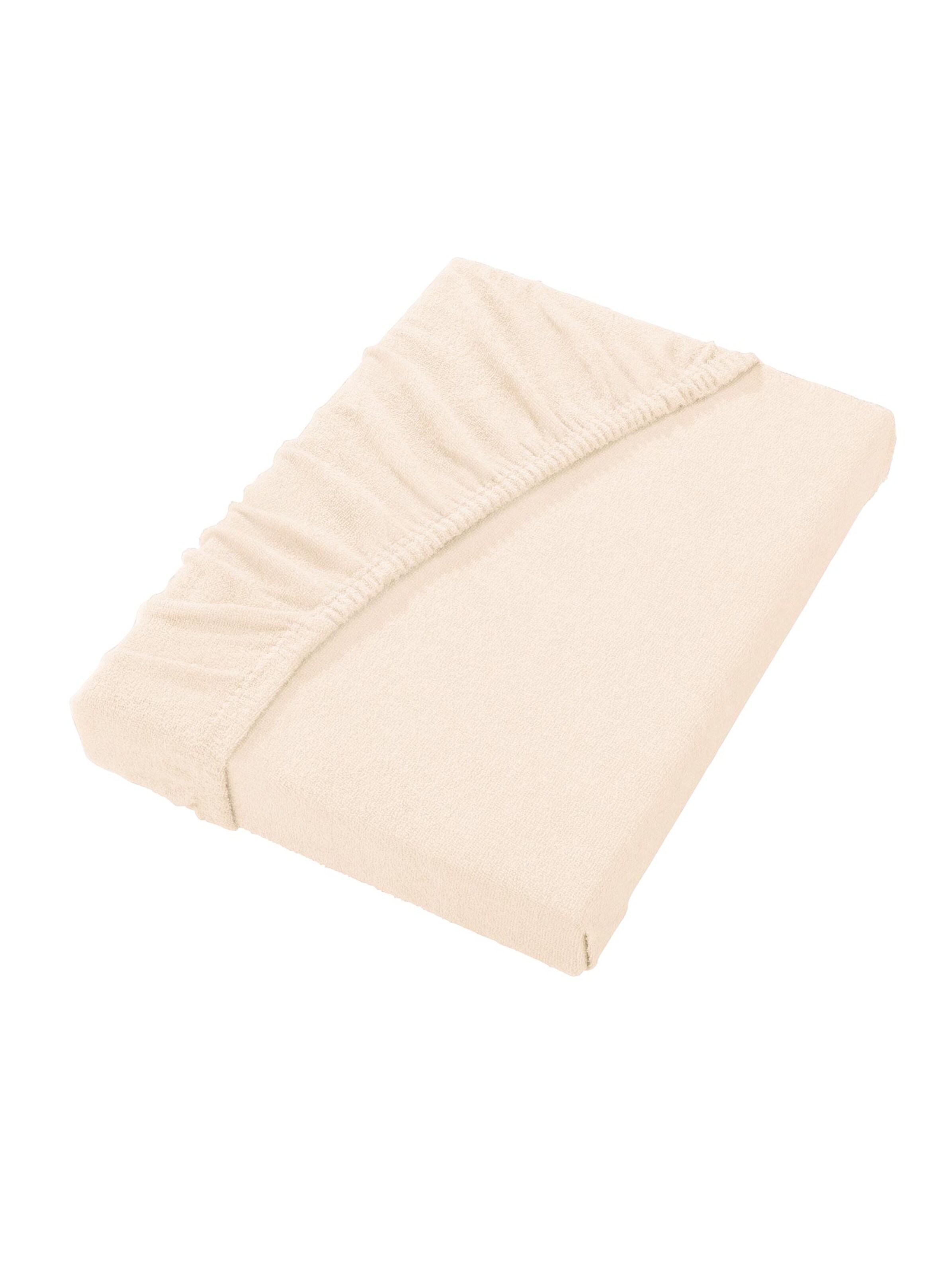 Spannbetttuch - ecru