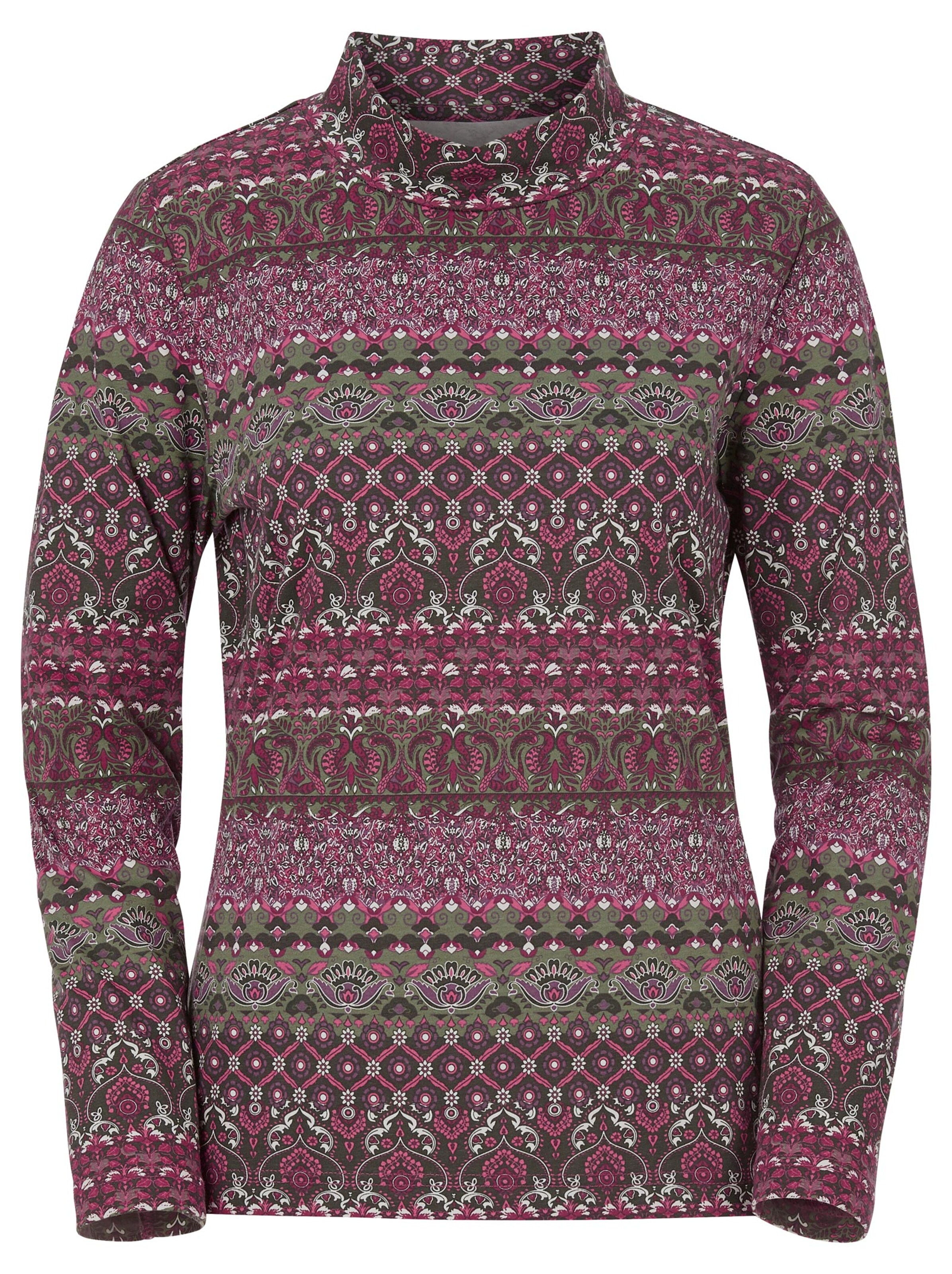 Shirt - schilf-altrosé-bedruckt