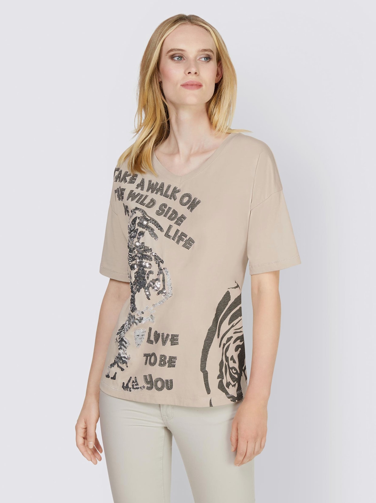 Rick Cardona Shirt - sand-bedruckt