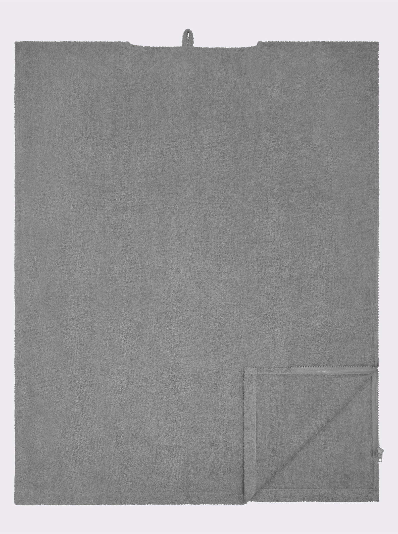 wäschepur Bade-Poncho - steingrau