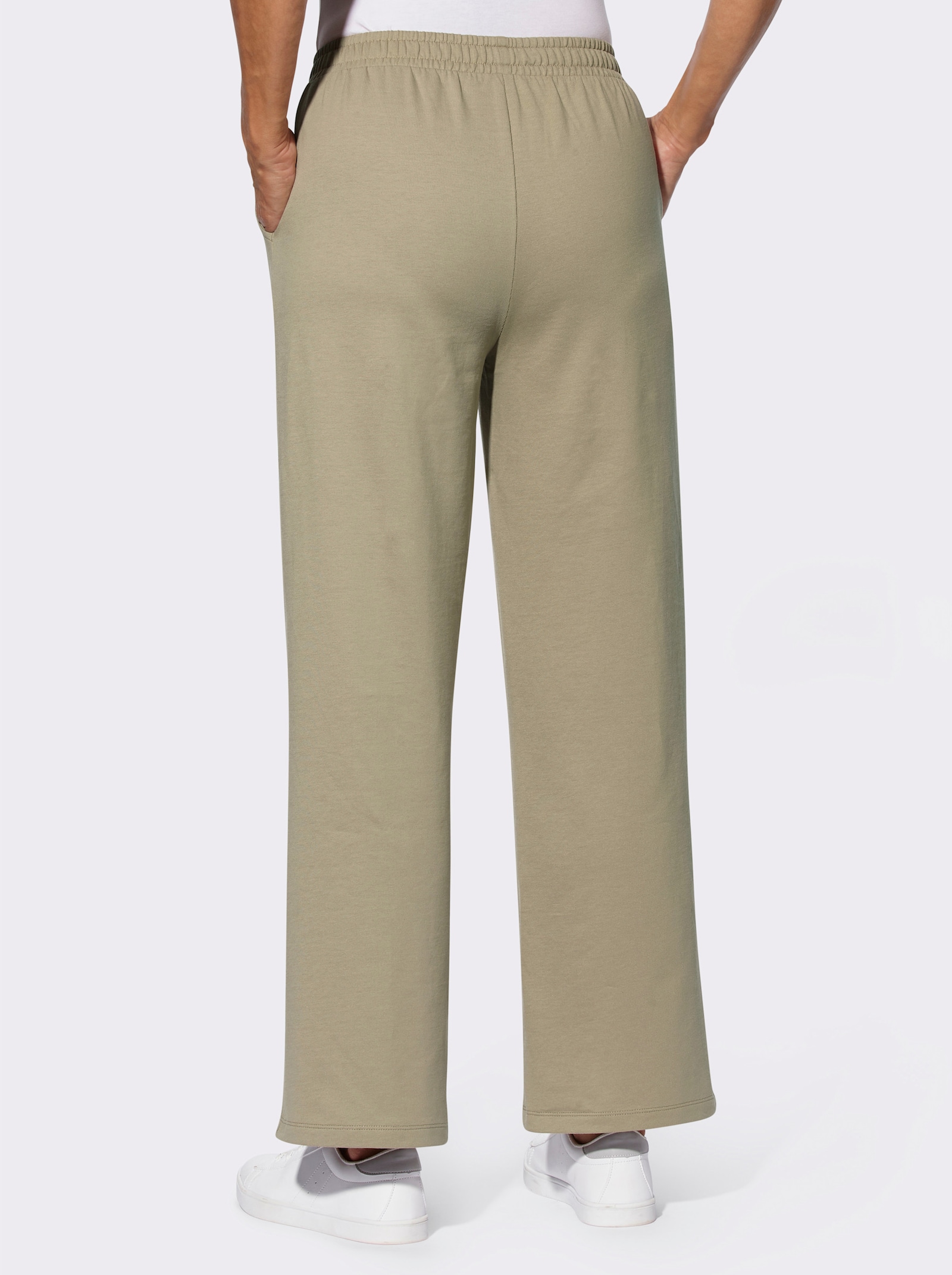 Šport. nohavice z teplákoviny - bahenná