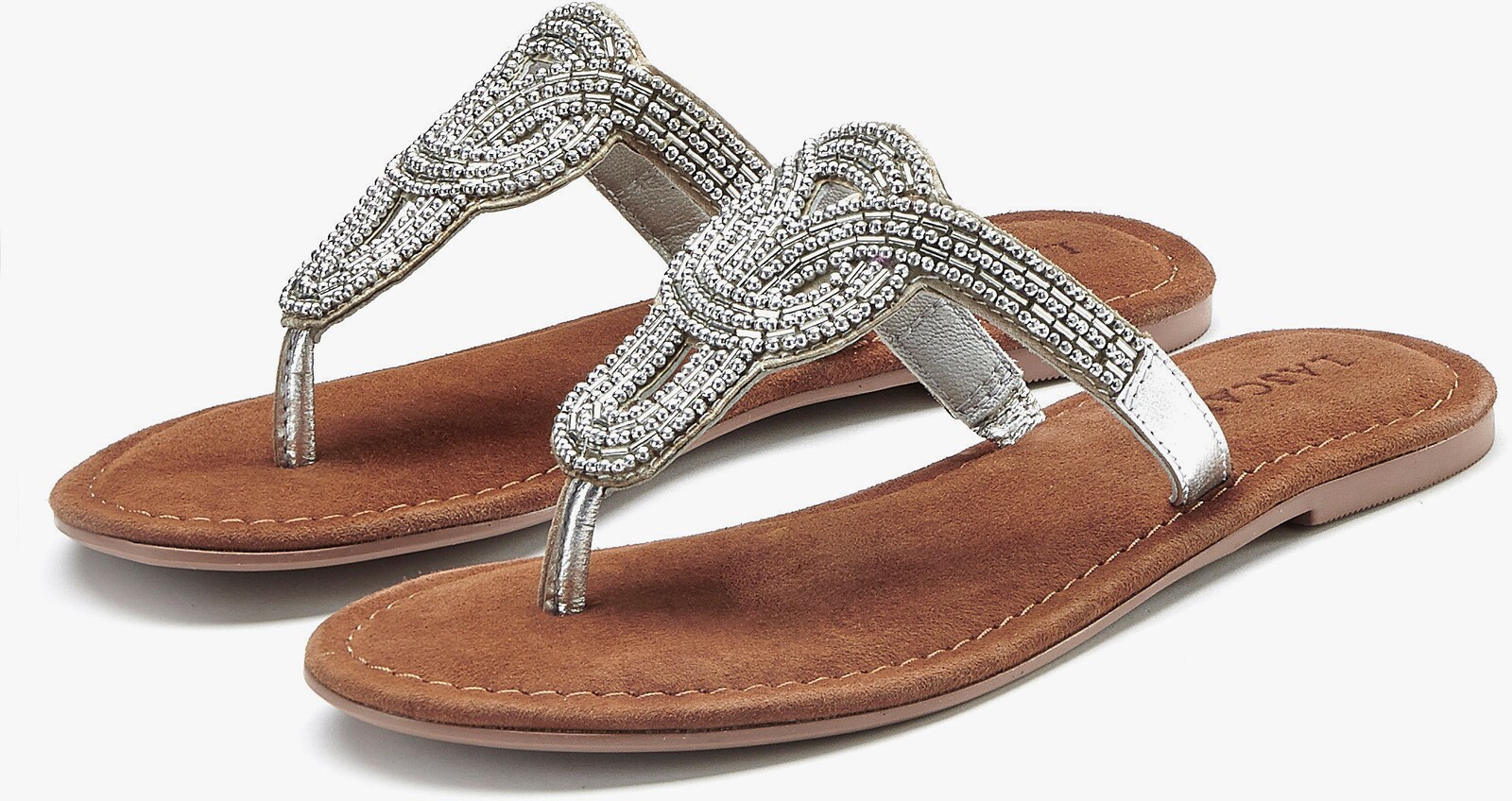 LASCANA Zehentrenner - silberfarben