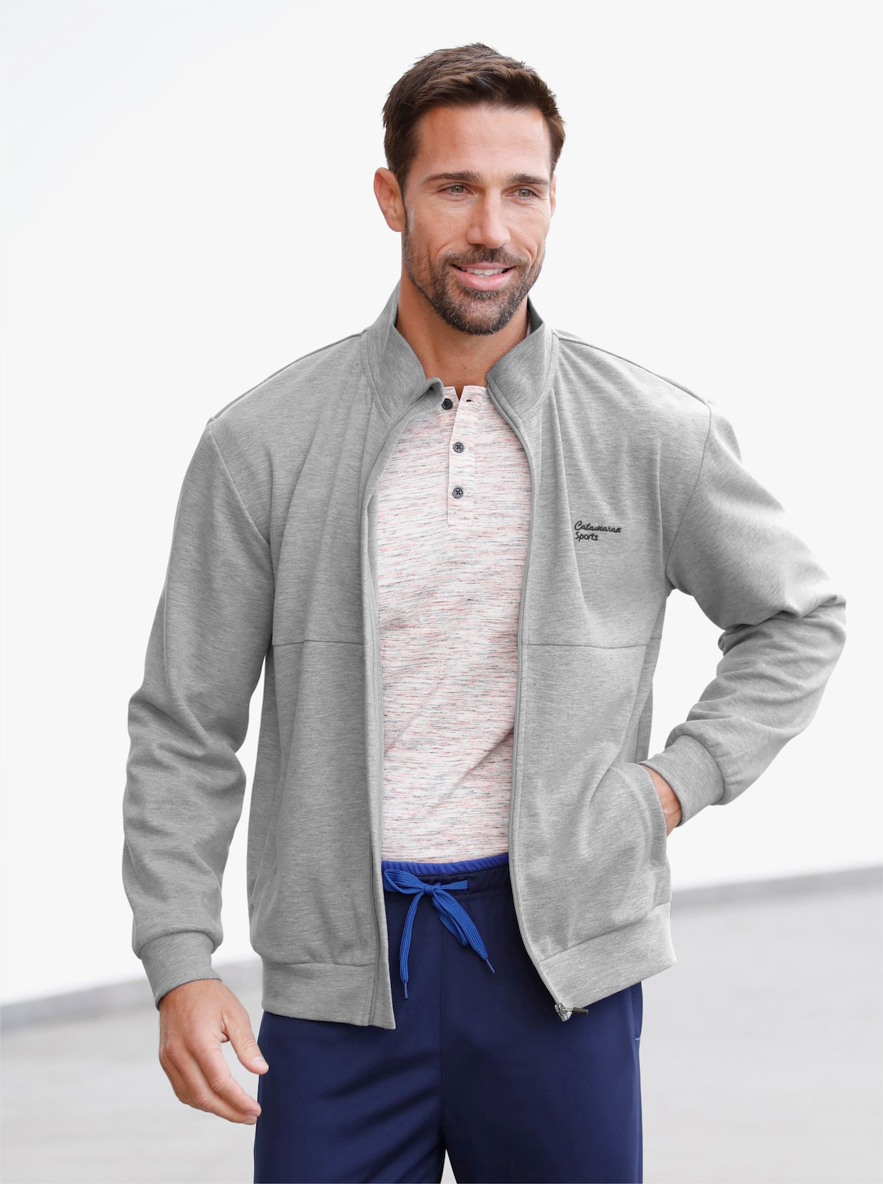 Catamaran Sports Freizeitjacke - grau-meliert