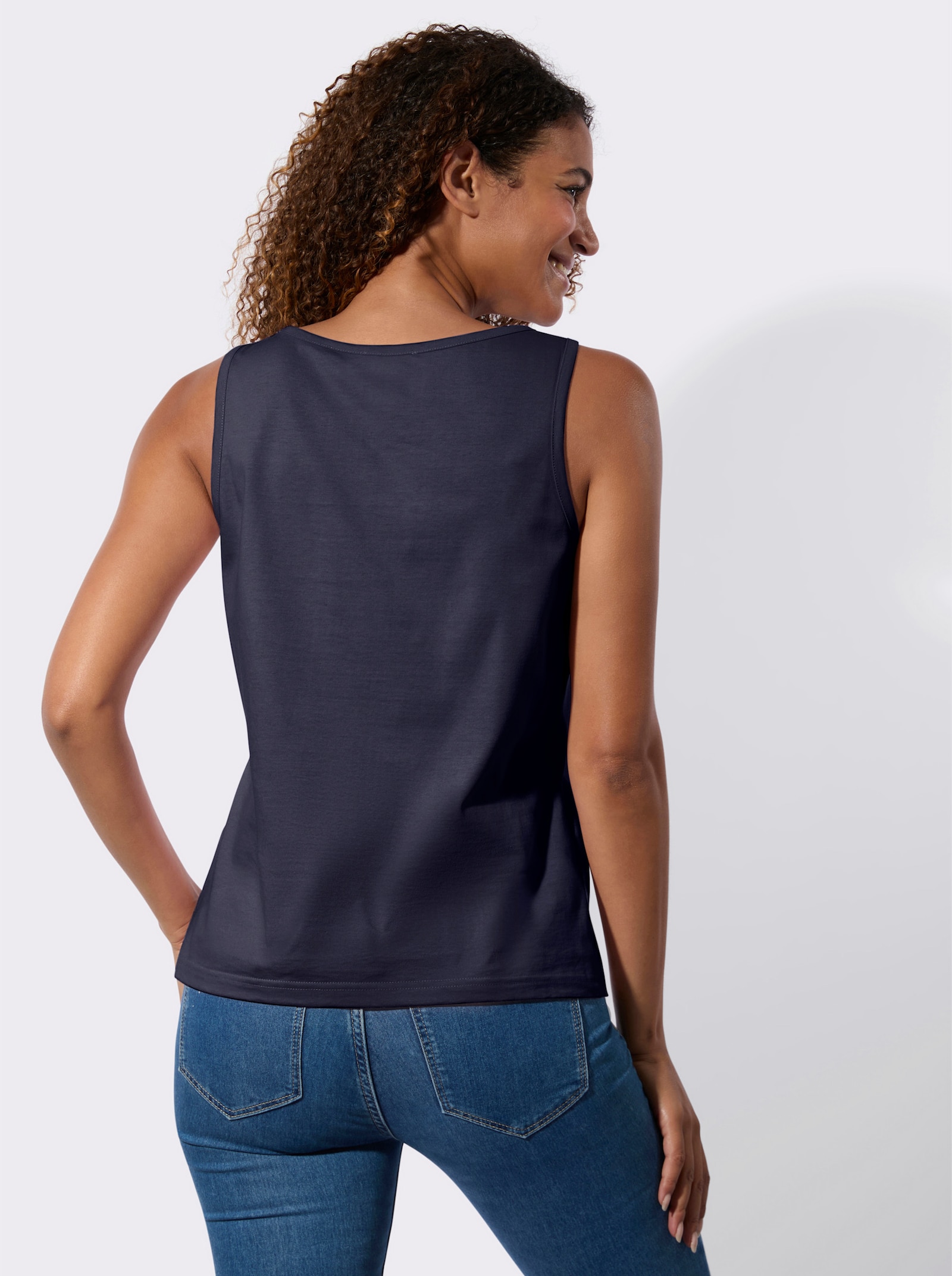 Linnen i 2-pack - marin + gräddvit