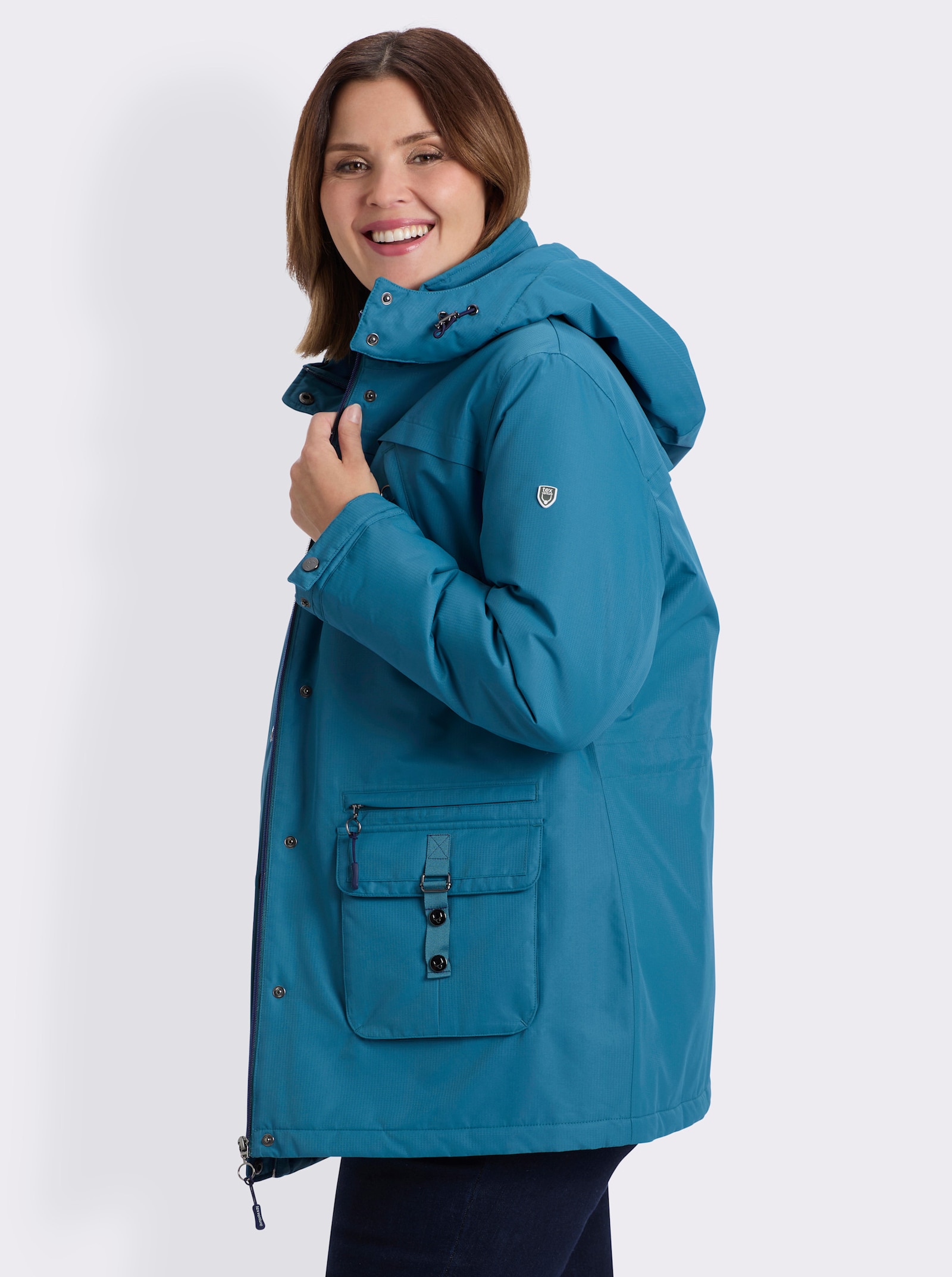 Funktionsjacke mit Texventure-Ausrüstung - topas