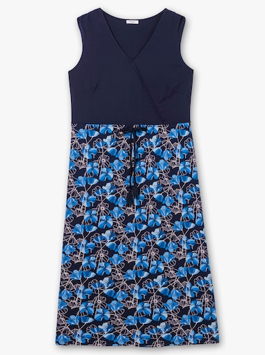 sheego Jerseykleid - tiefblau