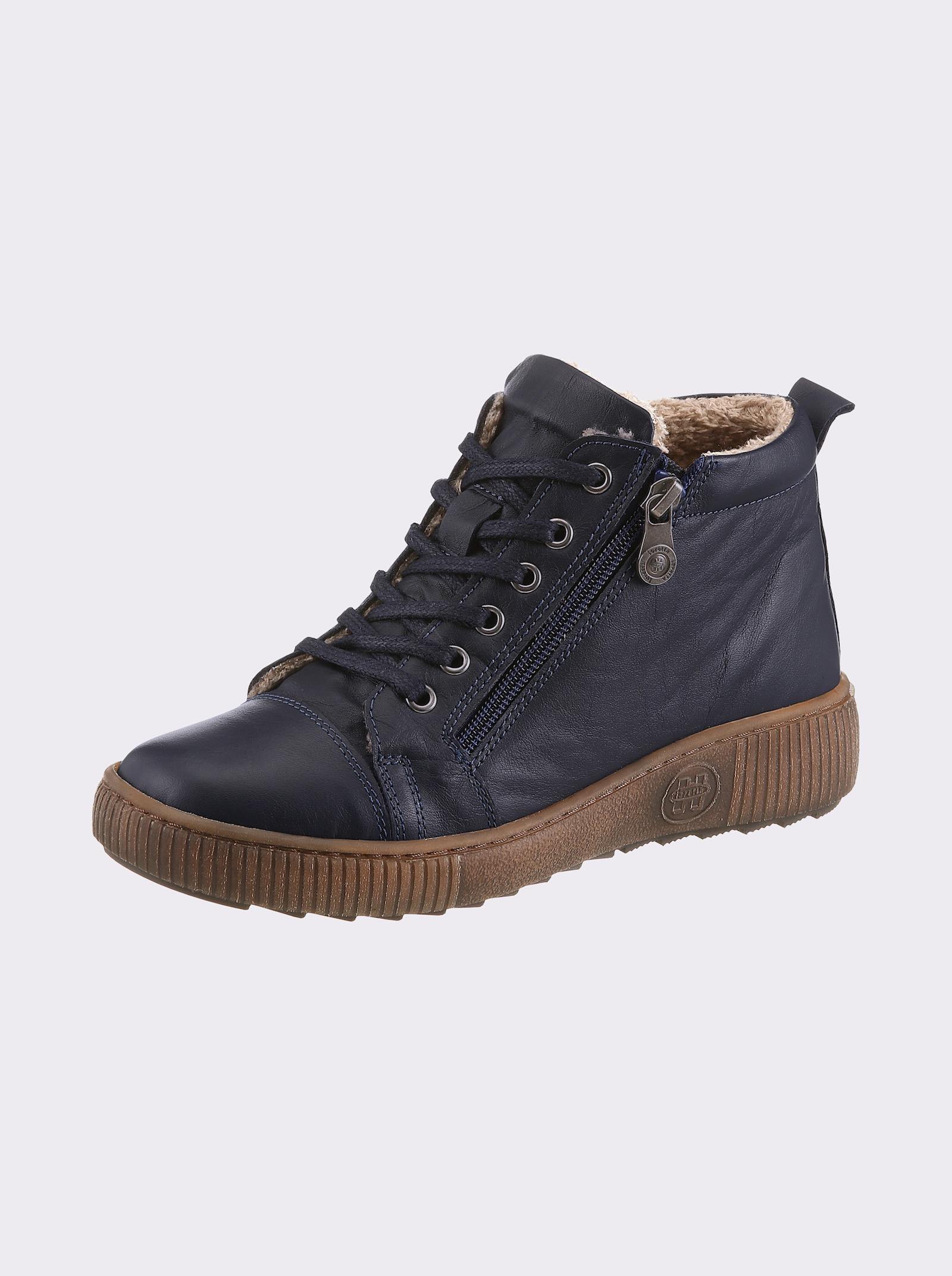 airsoft modern+ Stiefelette mit Innenfutter - marine