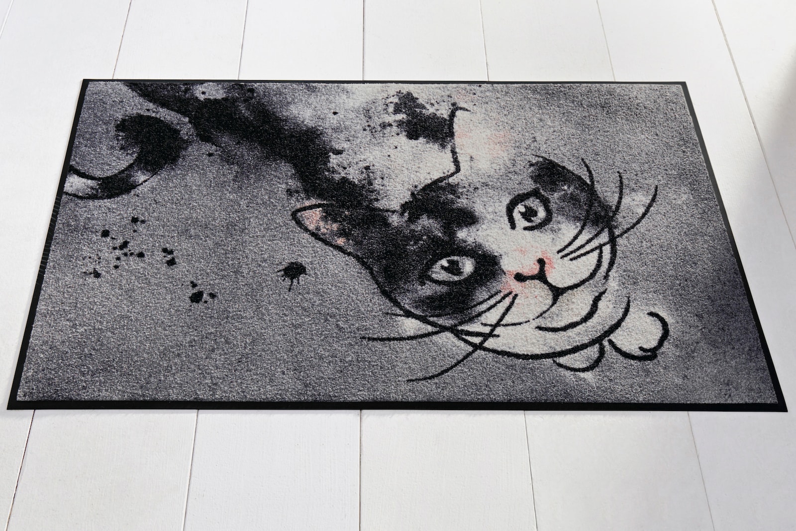 wash+dry by Kleen-Tex Fußmatte - grau