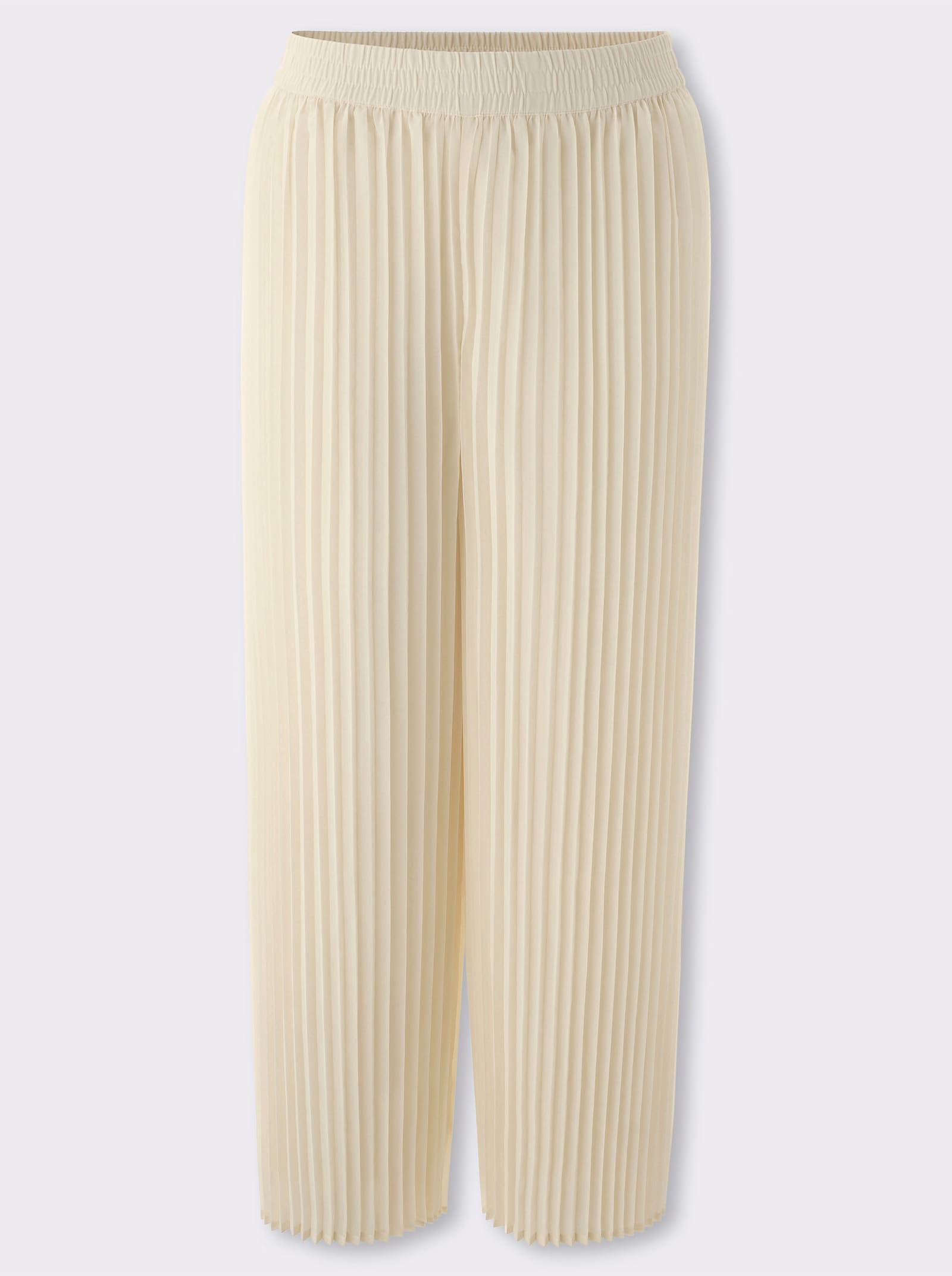 Schlupfhose in Plissee-Qualität - champagner