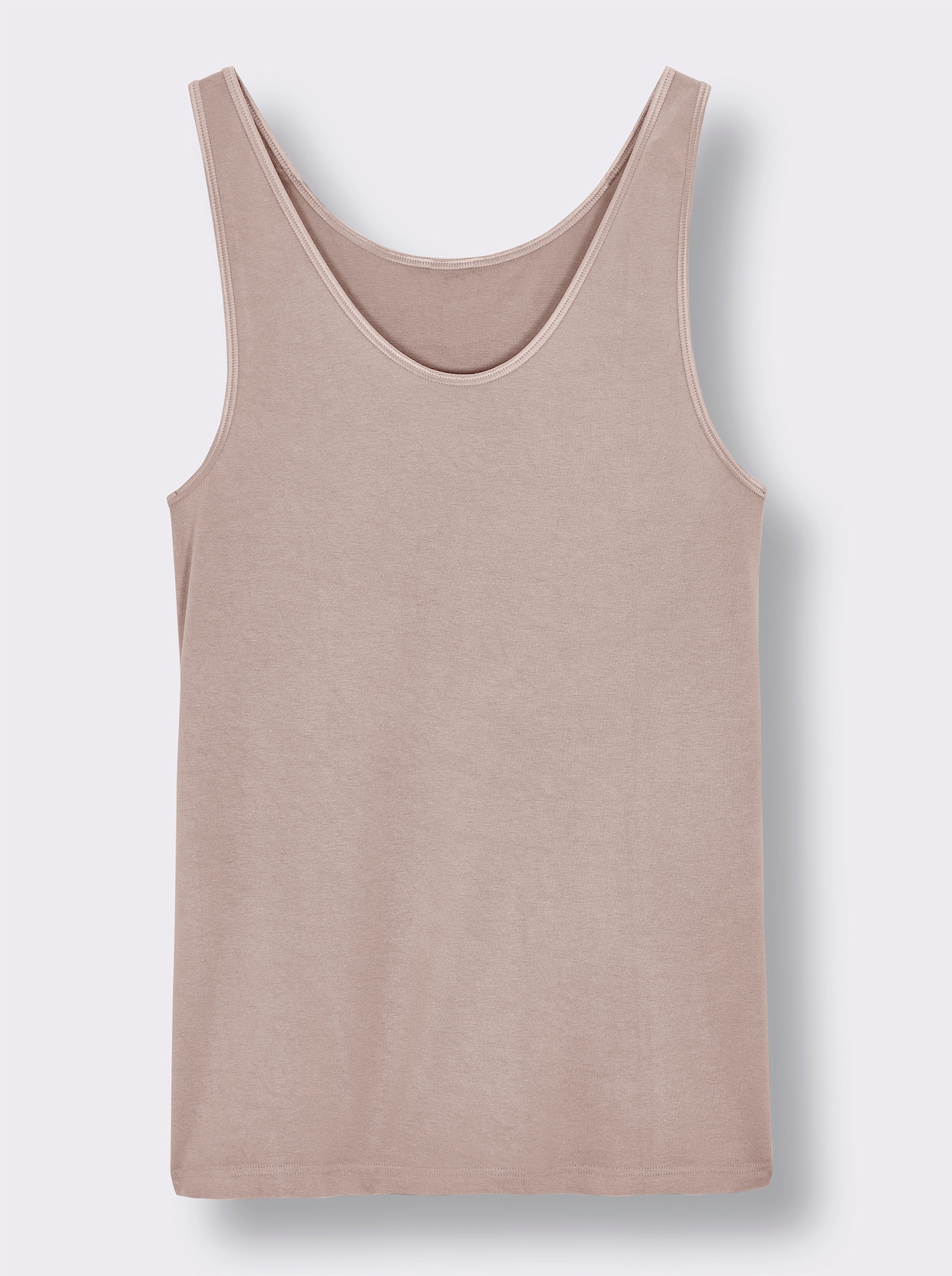 wäschepur Achselhemd in Modal-Qualität - beige