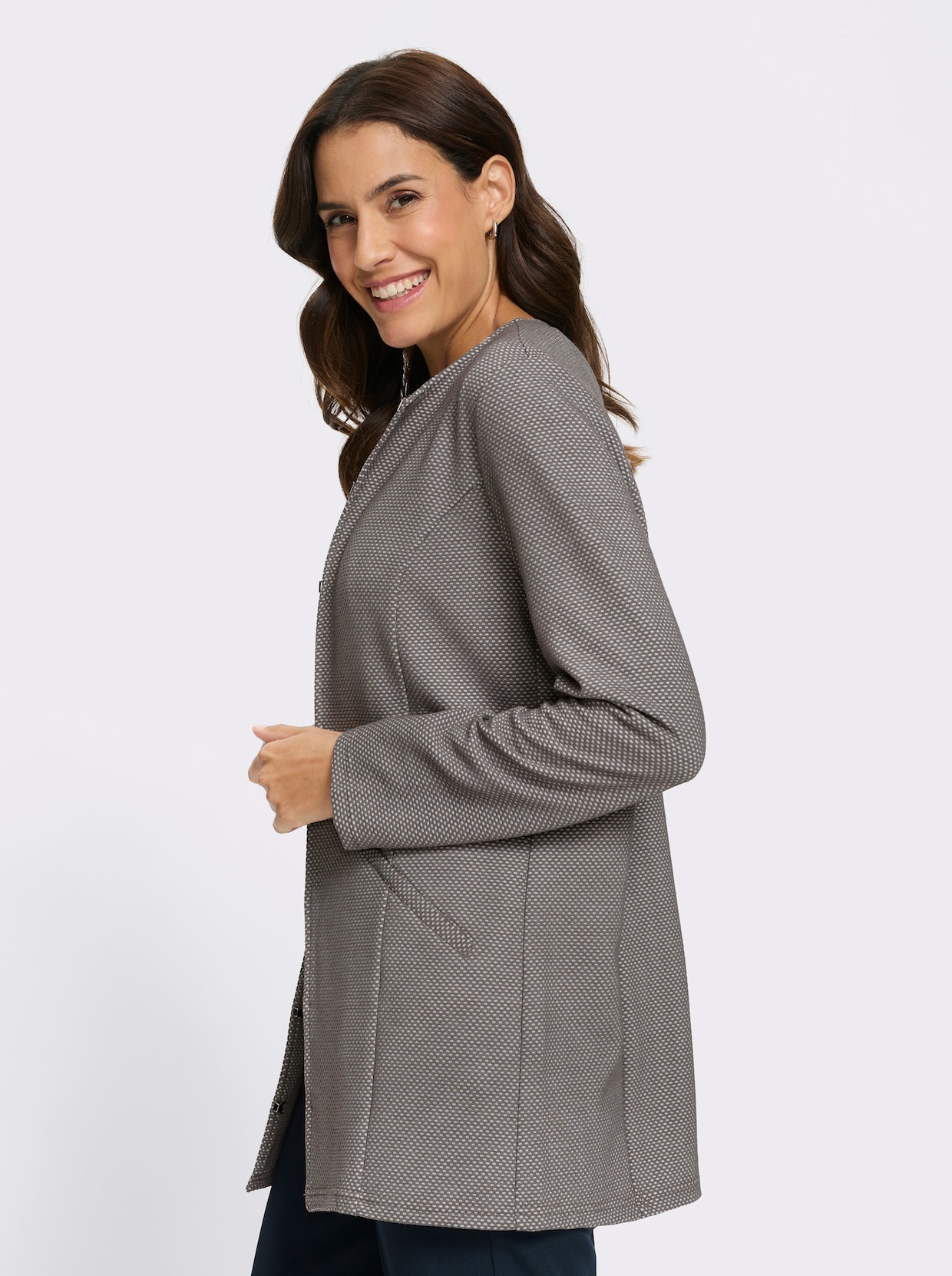 Shirtjacke - grau