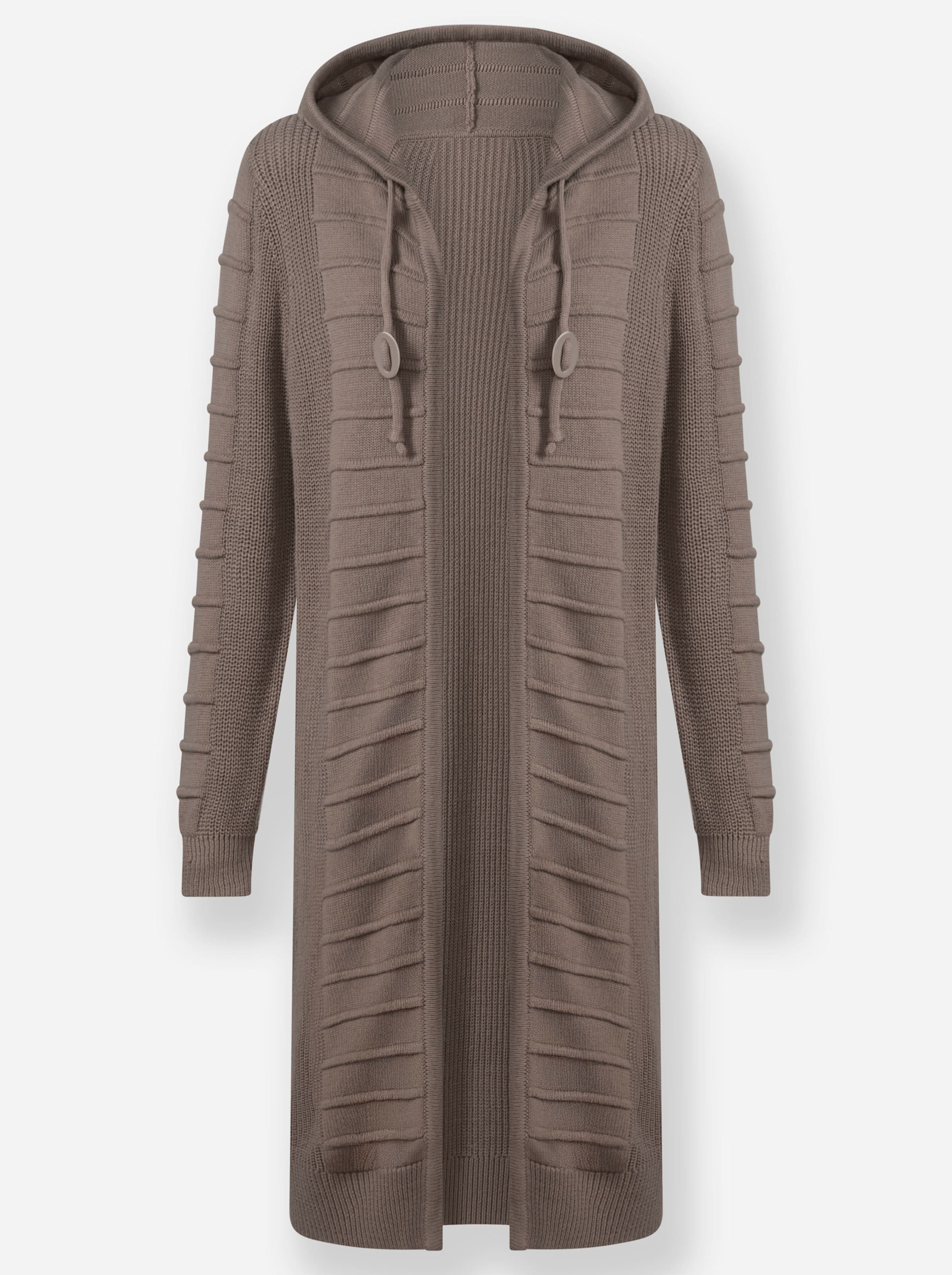 Longstrickjacke