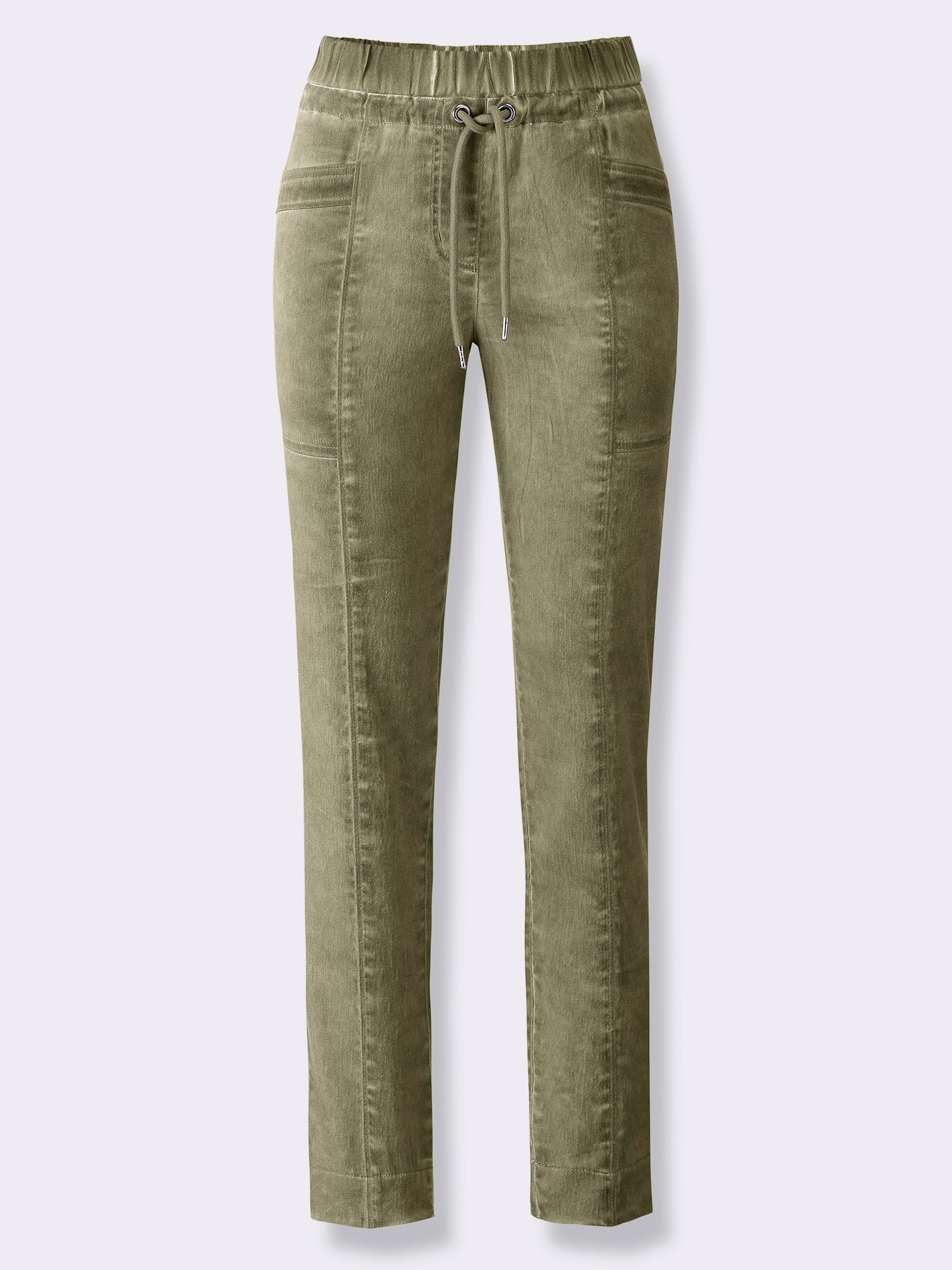 heine Pantalon en qualité sweat - kaki
