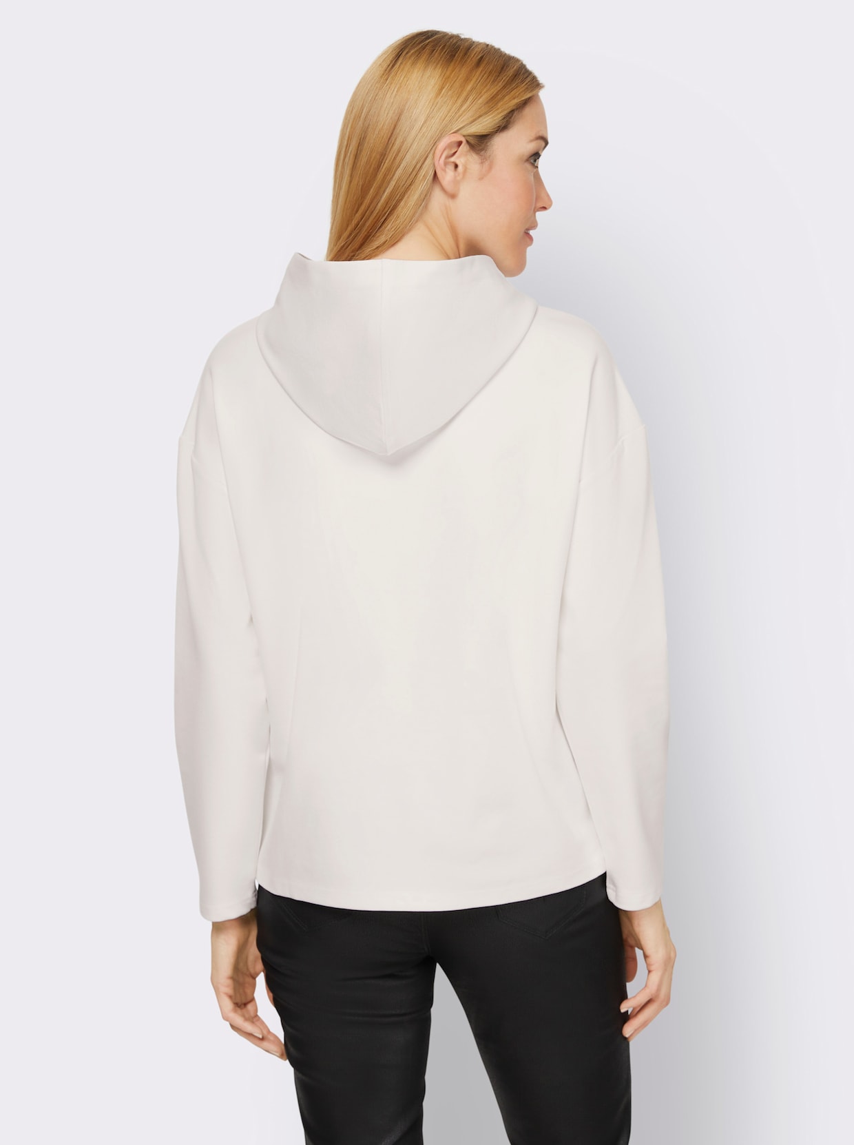 heine Sweatshirt met capuchon - ecru