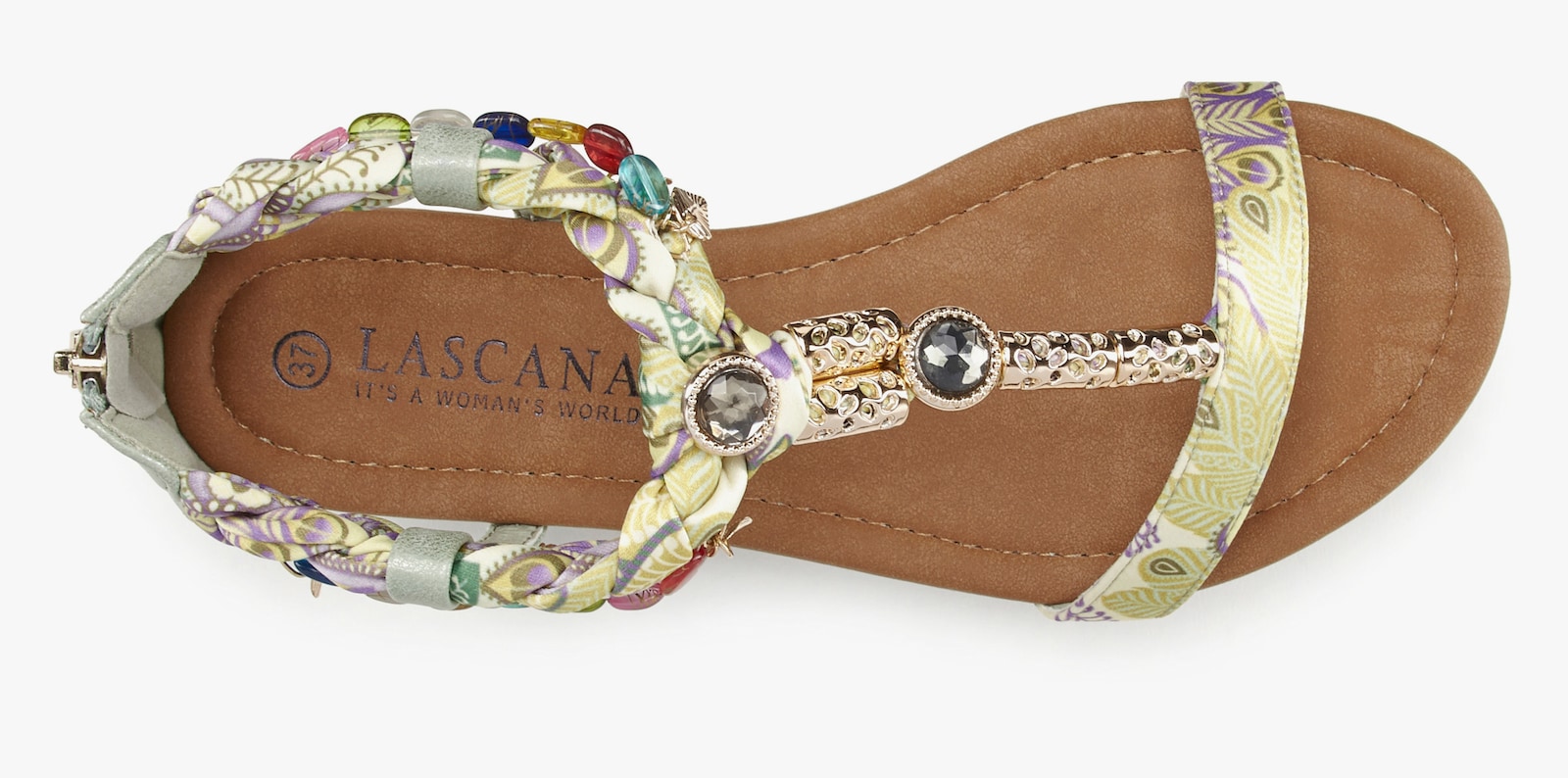 LASCANA Sandale - grün