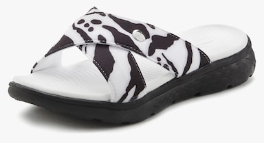 Venice Beach Badslippers - zwart/wit