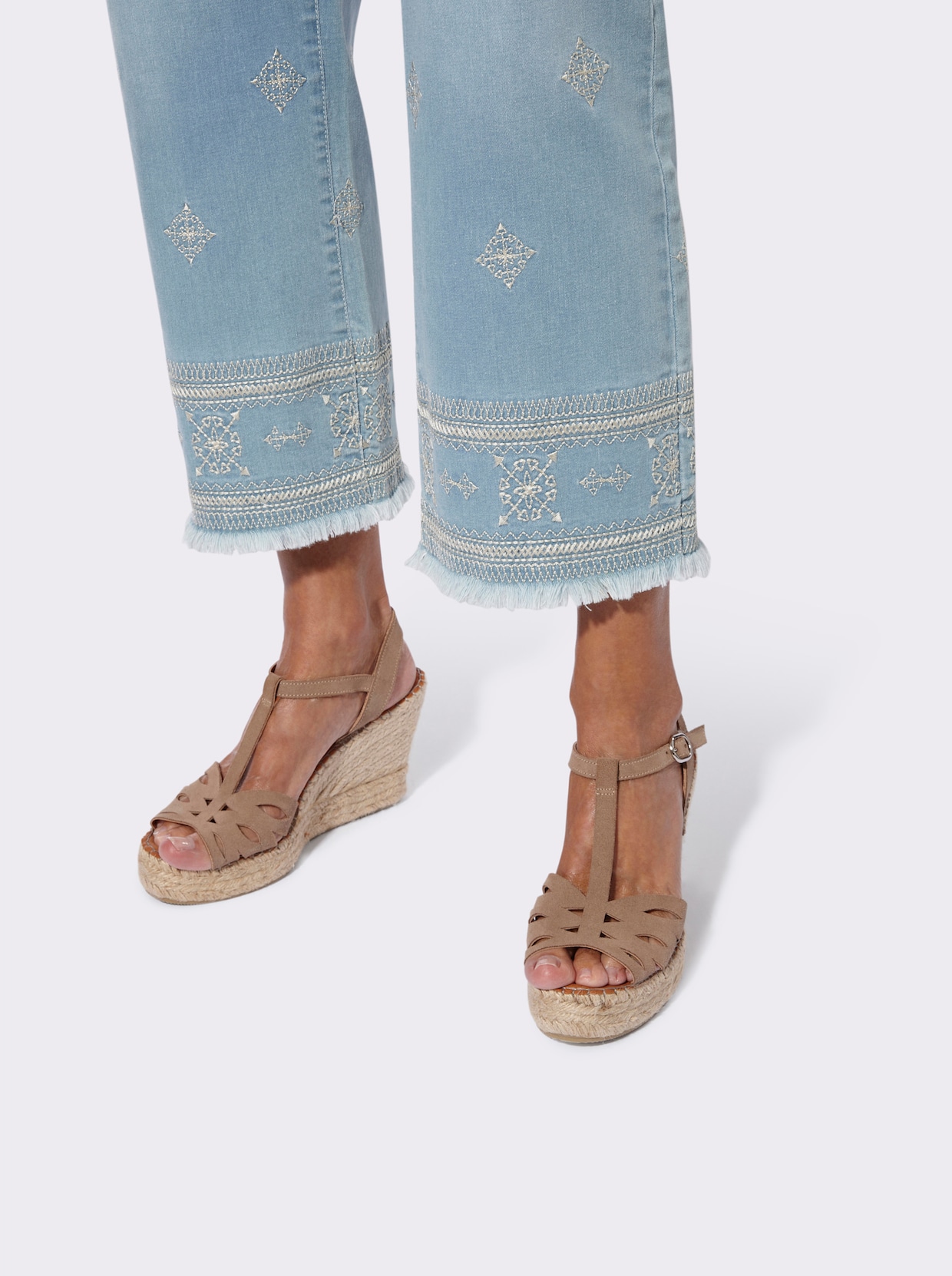 7/8-Jeans - blue-bleached