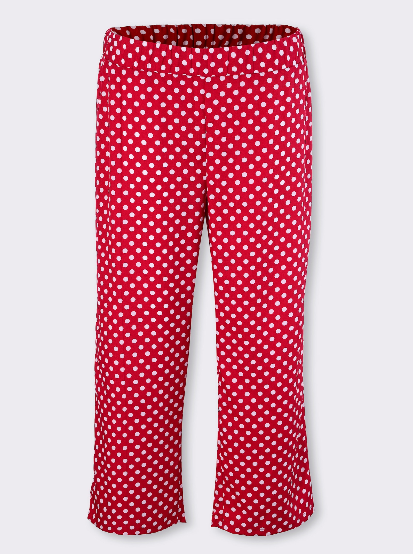 Culotte mit Tupfenmuster - rot-weiß-getupft
