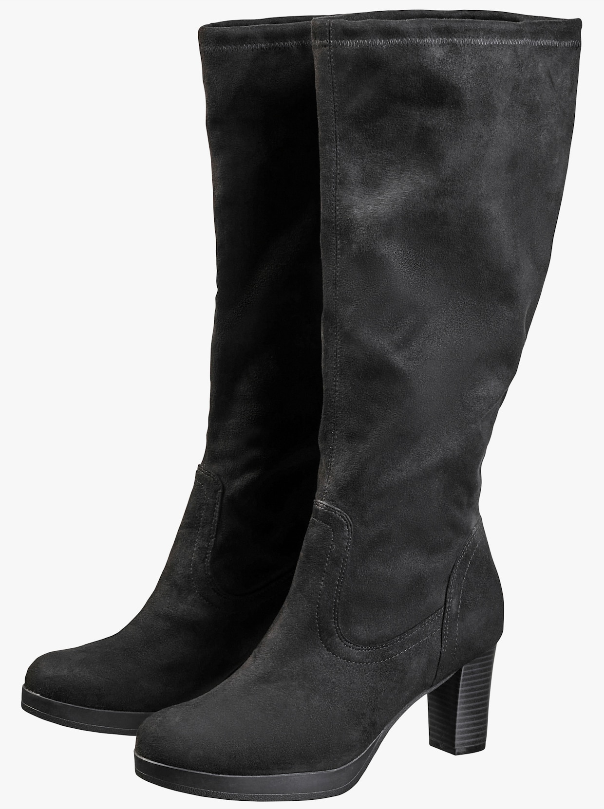 sheego Weitschaftstiefel - schwarz